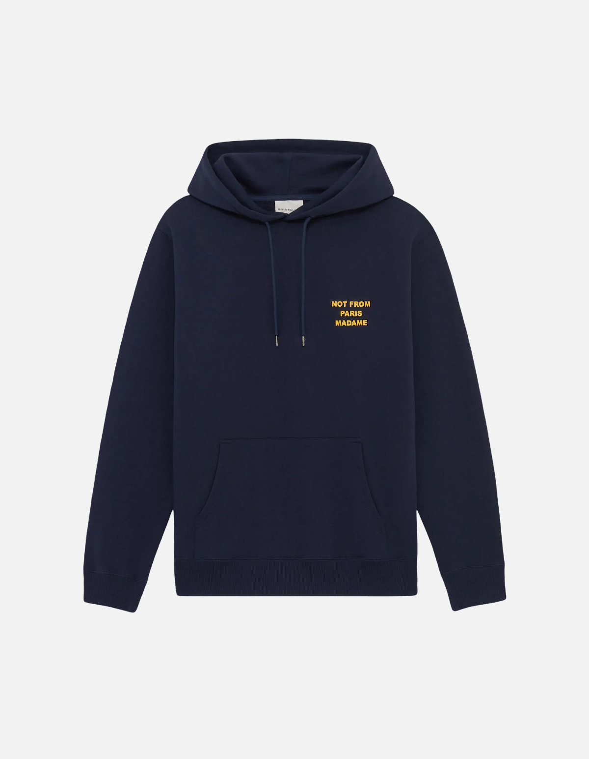 Sudadera navy con slogan Drôle de Monsieur