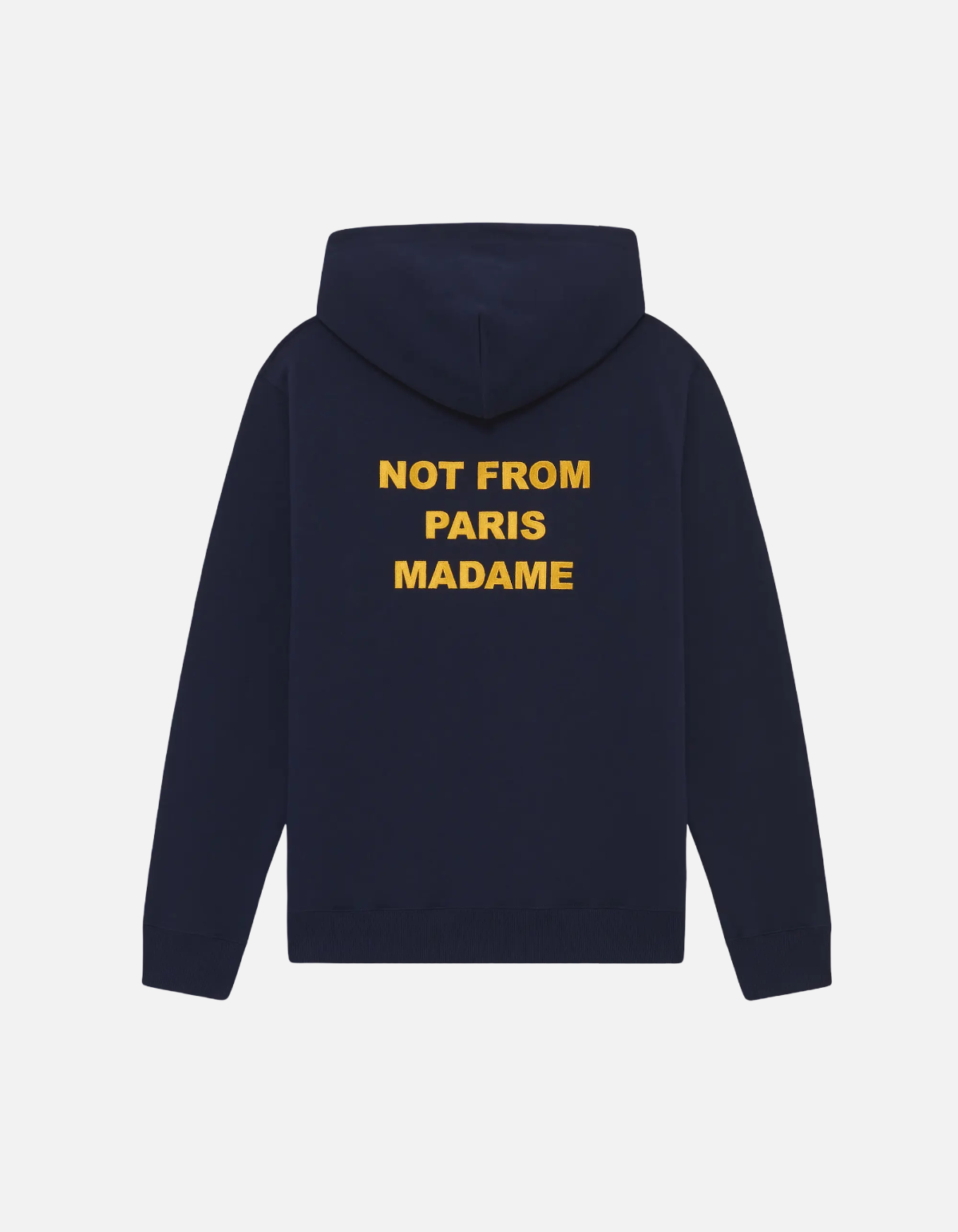 Sudadera navy con slogan Drôle de Monsieur