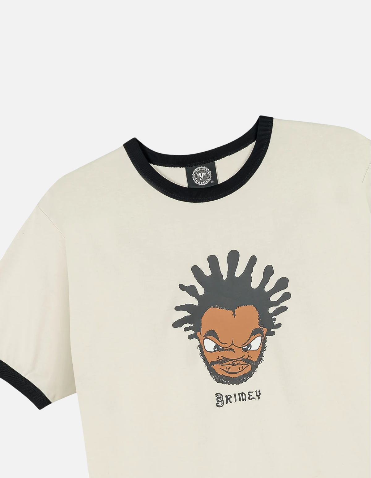 Camiseta Droppin Science Ringer Off White de Grimey