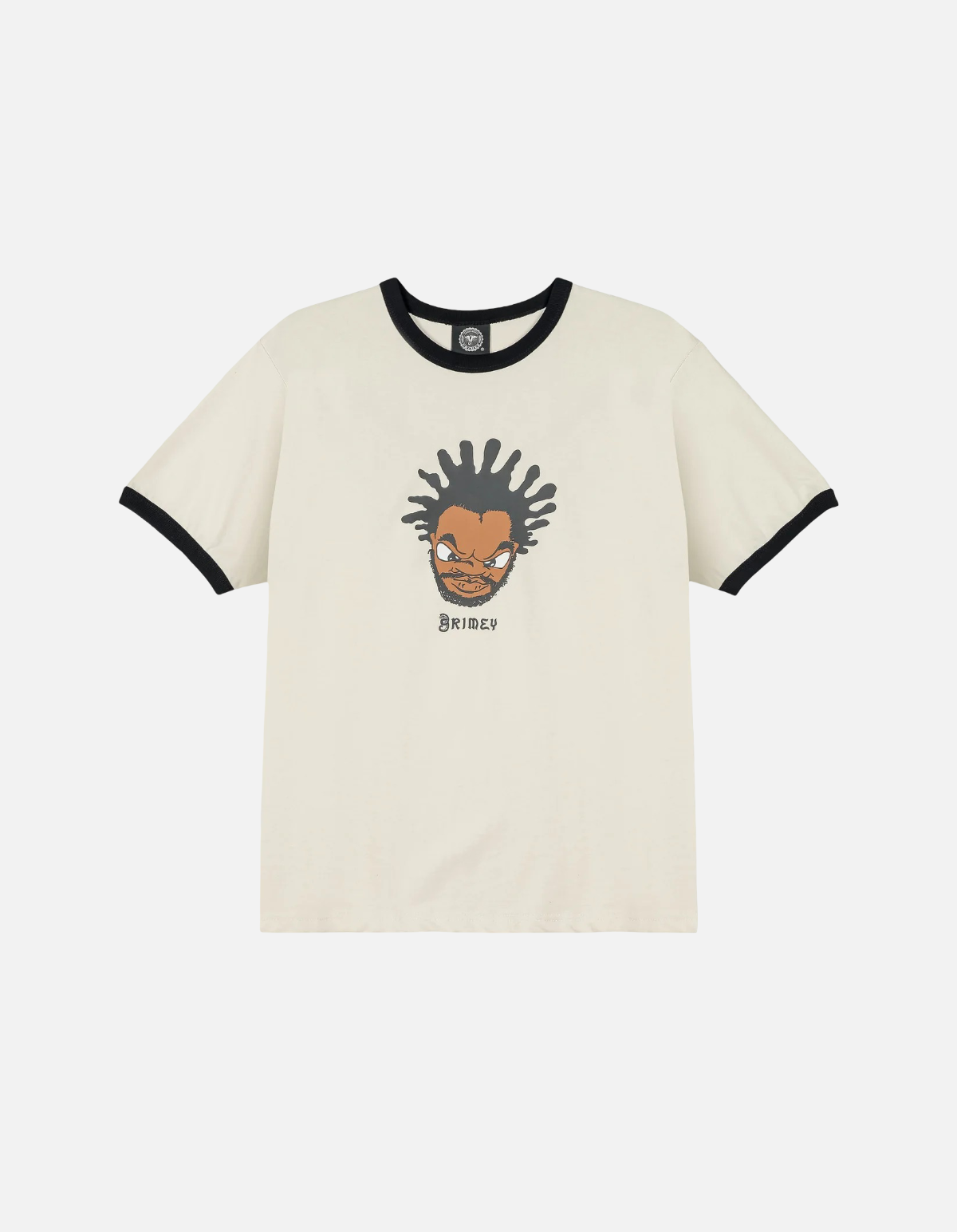 Camiseta Droppin Science Ringer Off White de Grimey