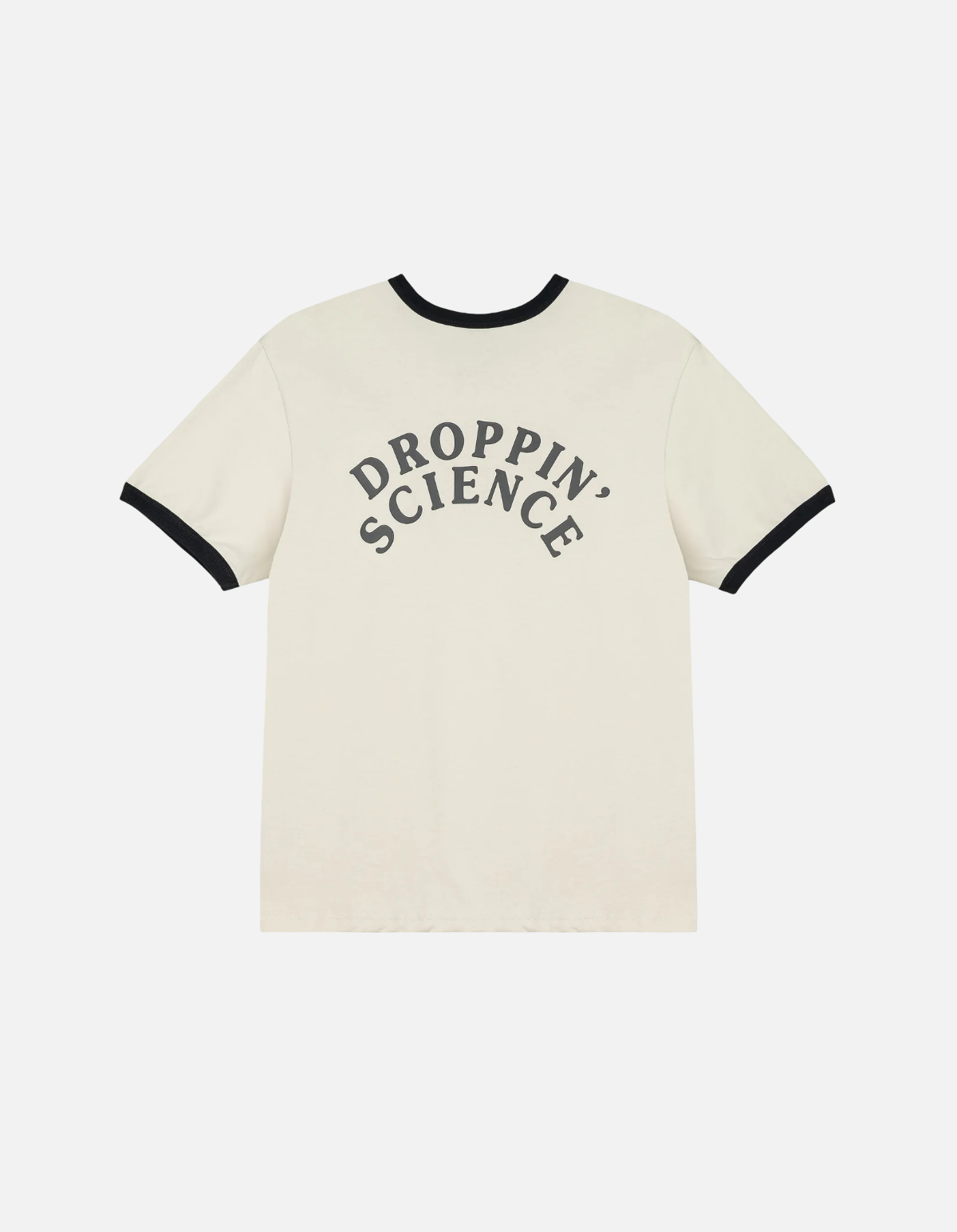 Camiseta Droppin Science Ringer Off White de Grimey