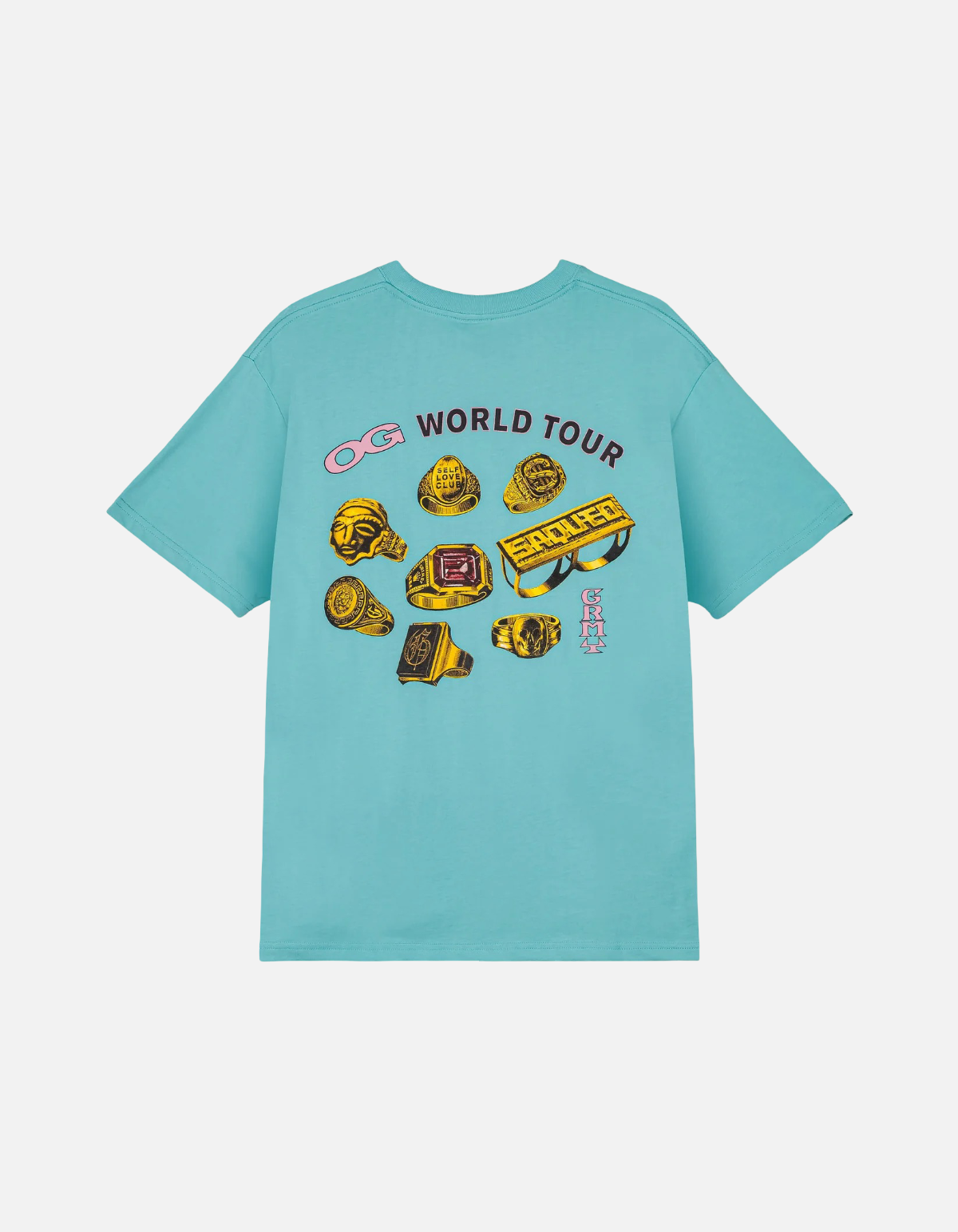 Camiseta The Og Tour Classic Fit Aqua de Grimey