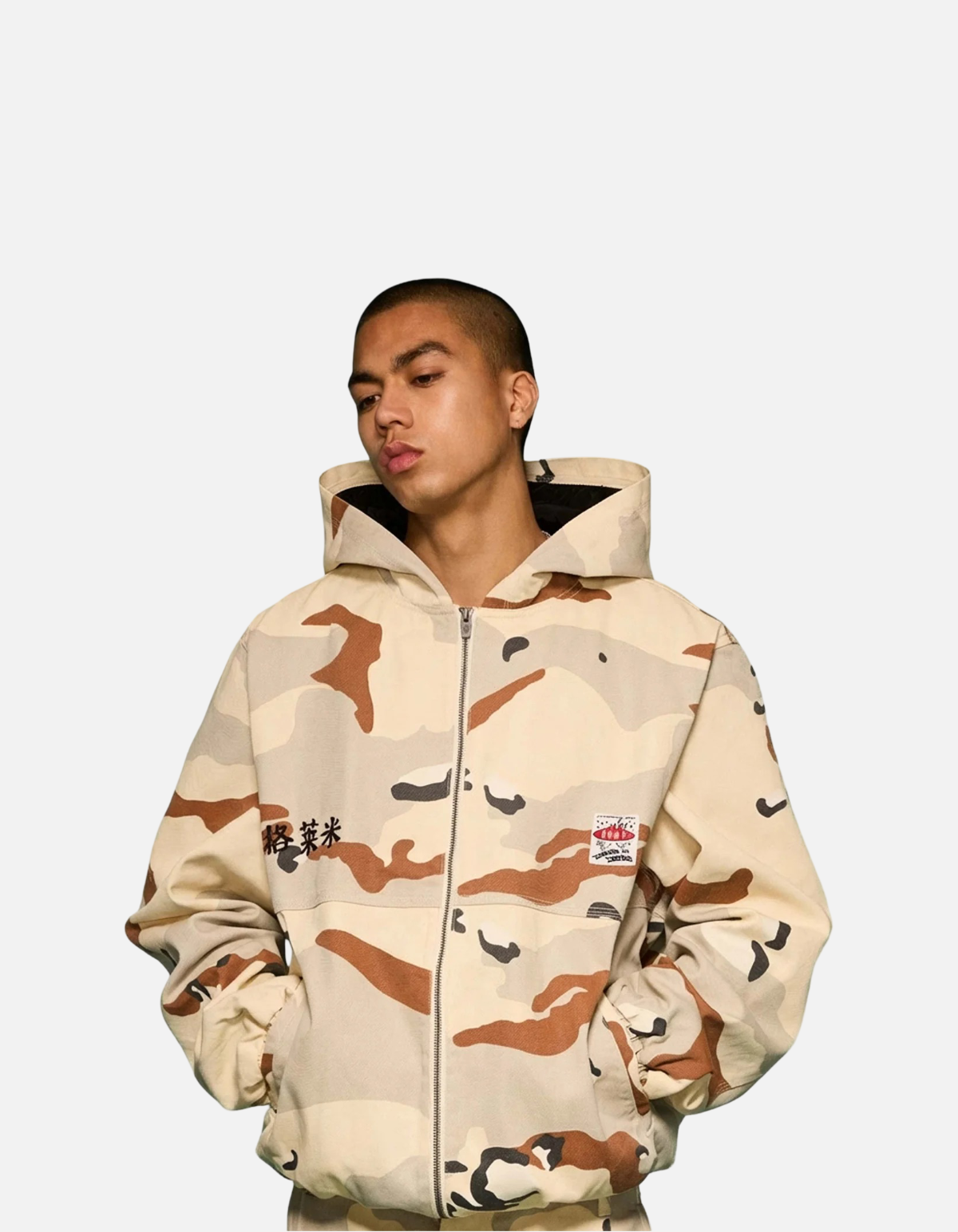 Chaqueta Concreat Jungle All Over Print Brown Camo de Grimey