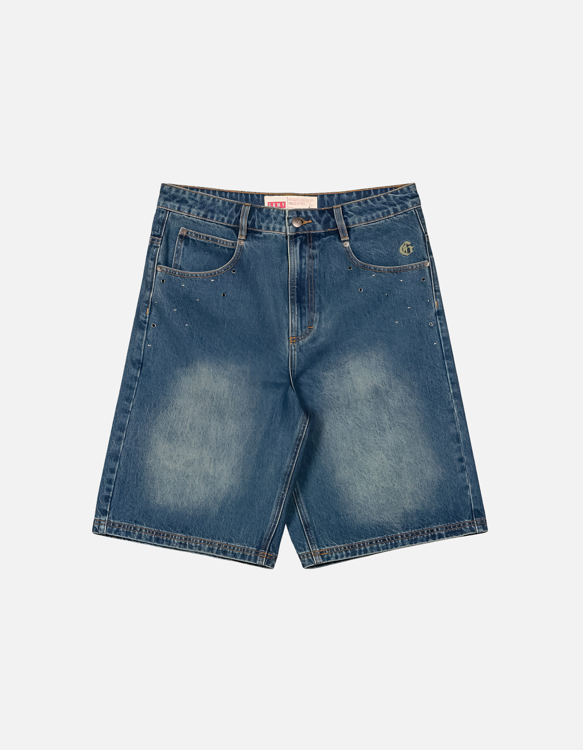 Pantalón corto Chief Watcher Baggy Washed Blue