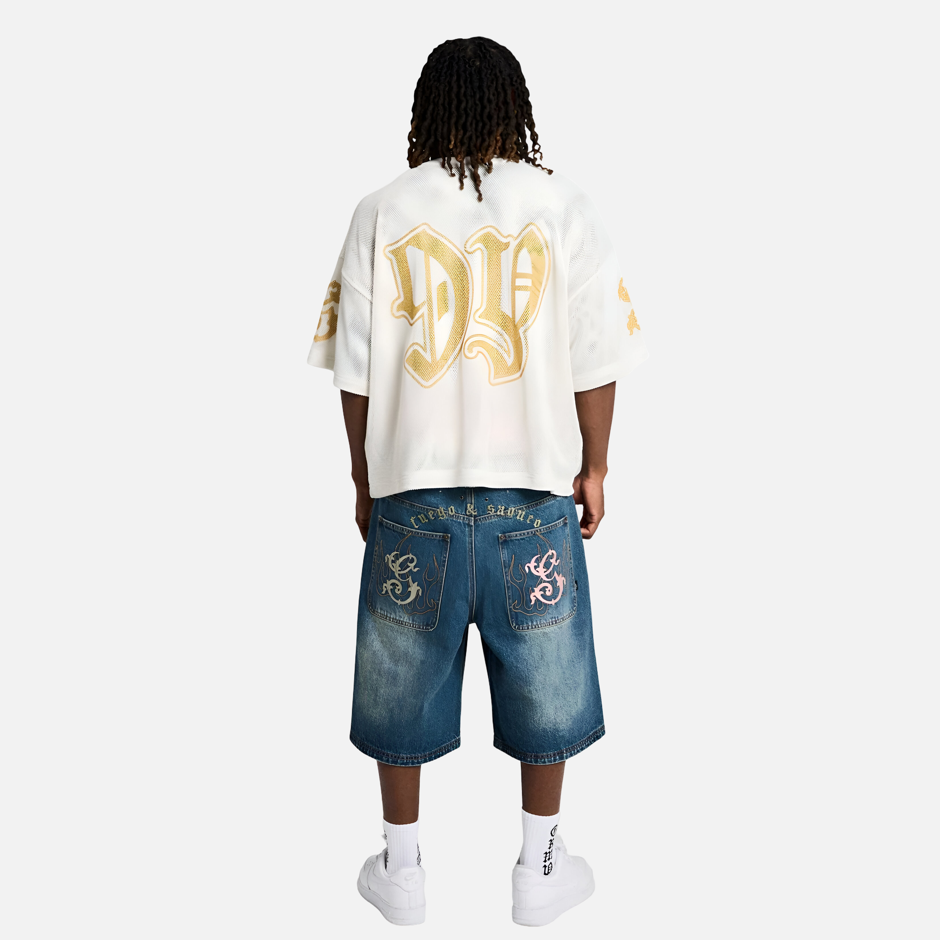 Pantalón corto Chief Watcher Baggy Washed Blue