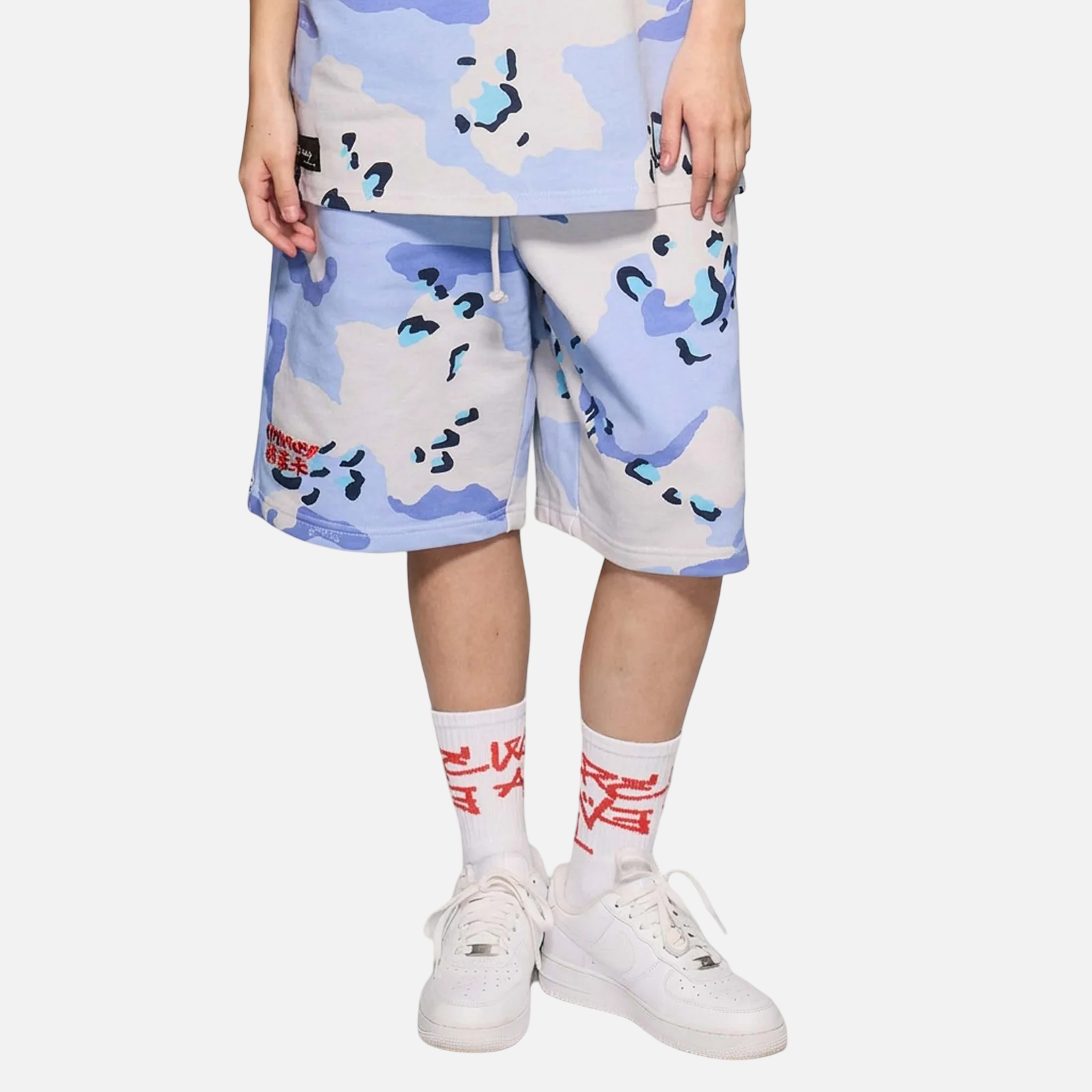 Pantalón Corto Concreat Jungle Boxy Blue Camo