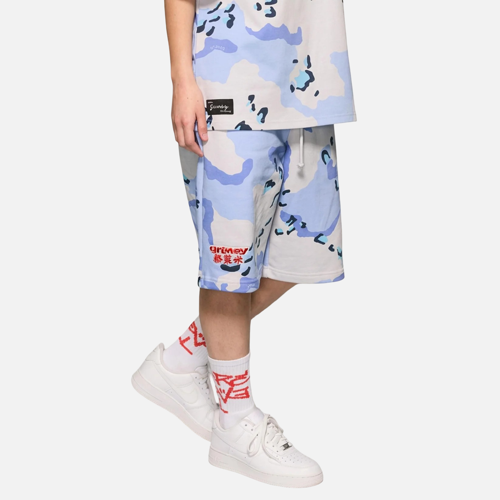 Pantalón Corto Concreat Jungle Boxy Blue Camo