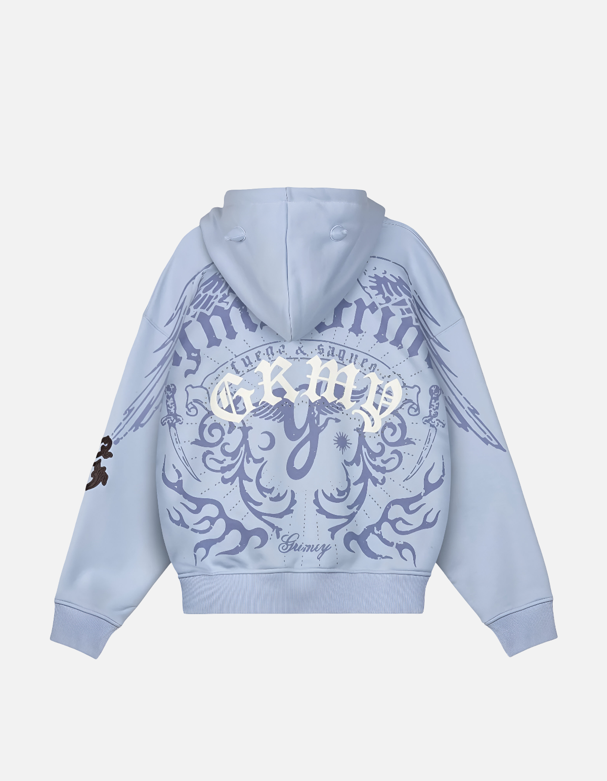 Sudadera Chief Watcher Zipper Light Blue
