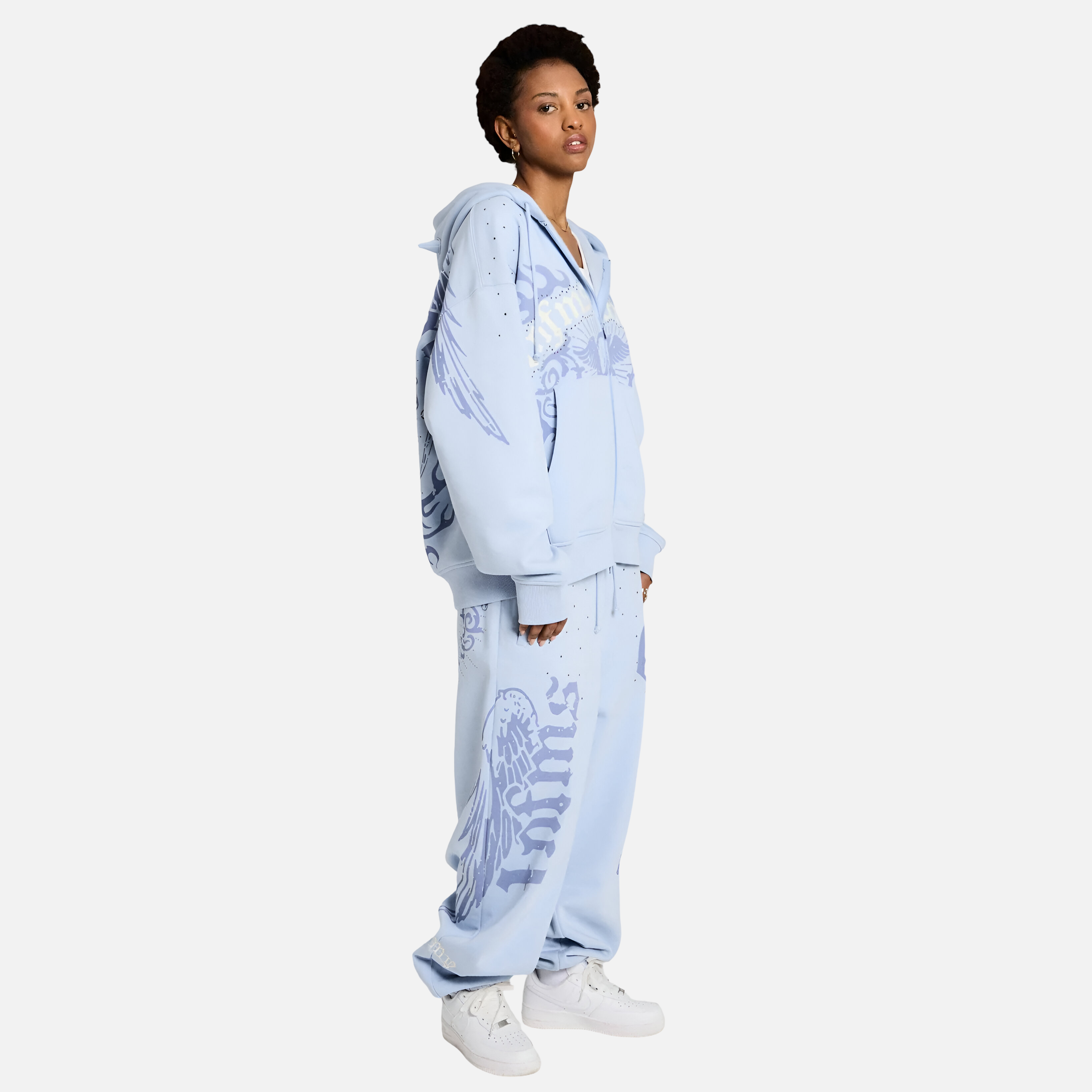 Sudadera Chief Watcher Zipper Light Blue