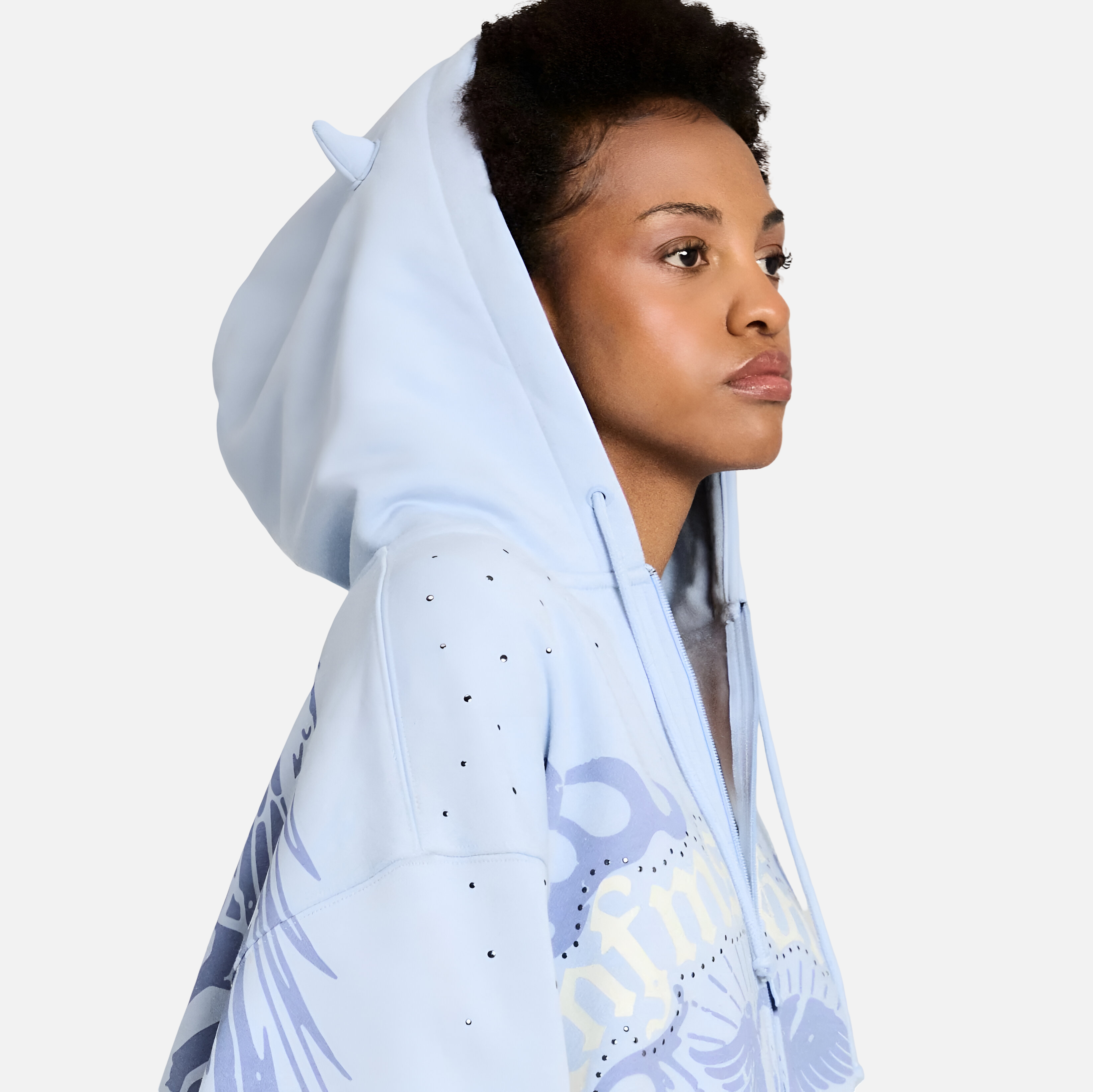 Sudadera Chief Watcher Zipper Light Blue