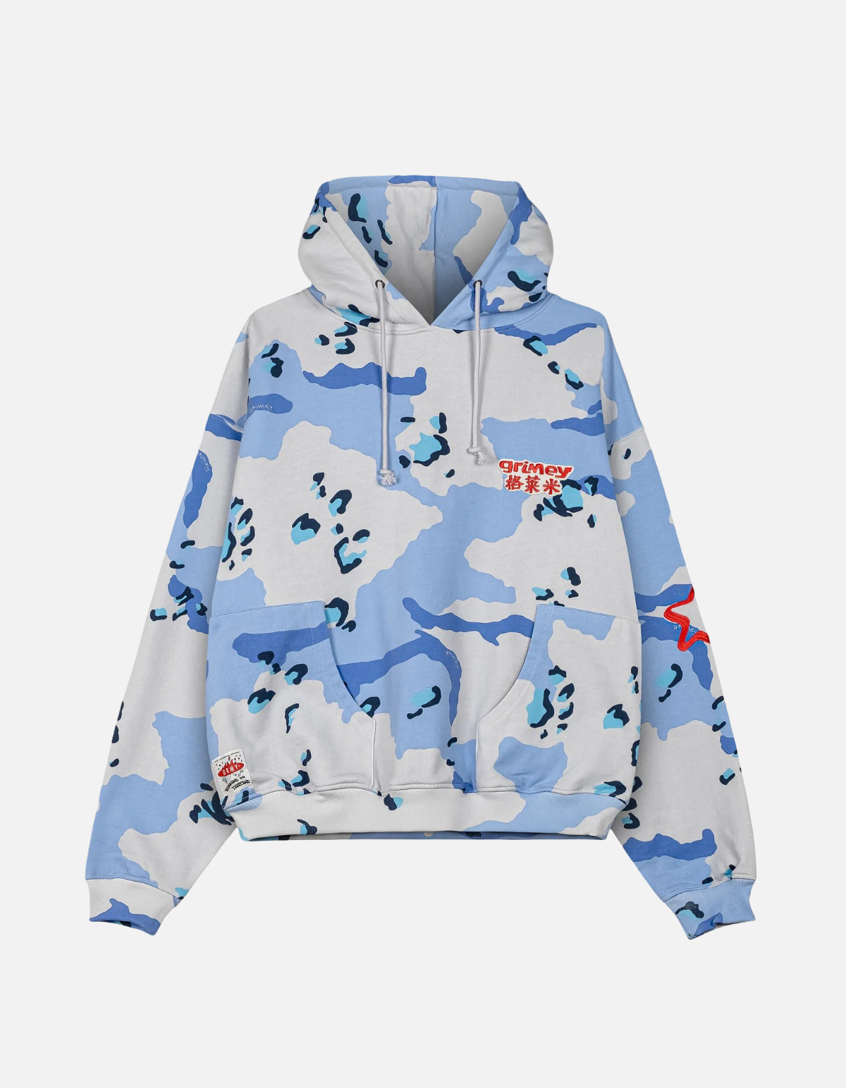 Sudadera Concreat Jungle Boxy Blue Camo