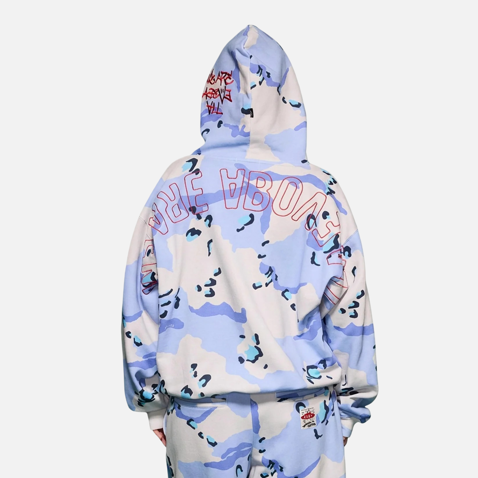 Sudadera Concreat Jungle Boxy Blue Camo