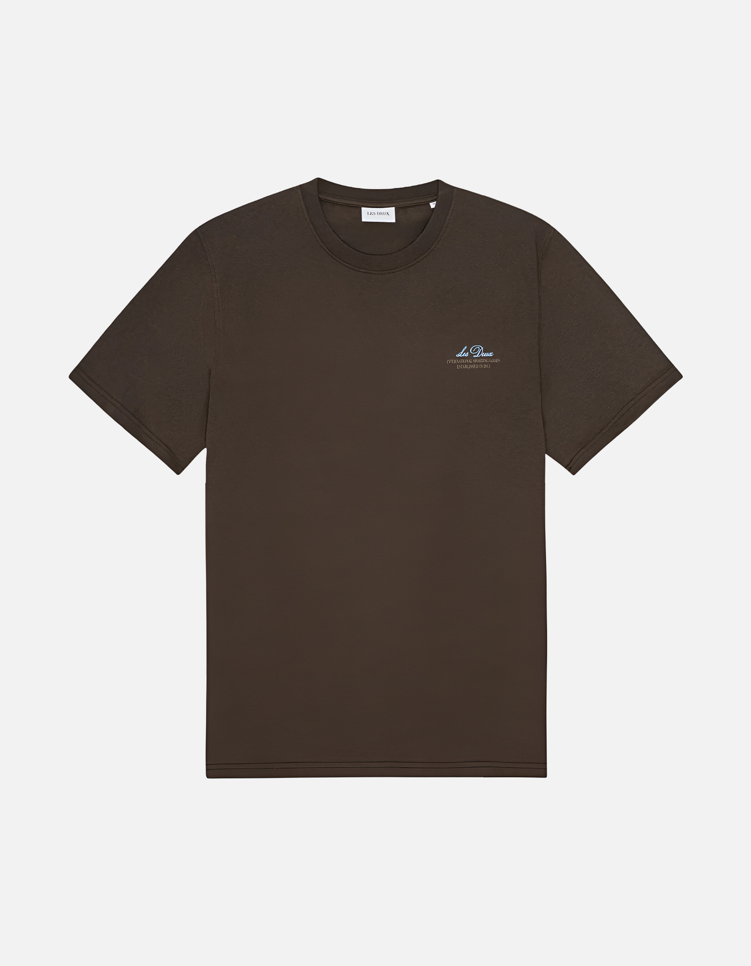 Camiseta Ben Globe de Les Deux en marrón