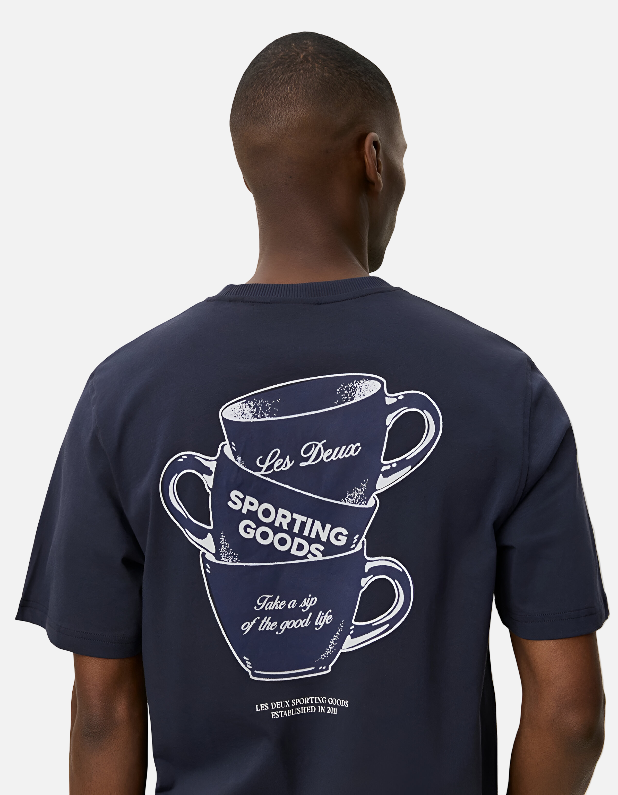 Camiseta de Ben Artist de Les Deux en navy