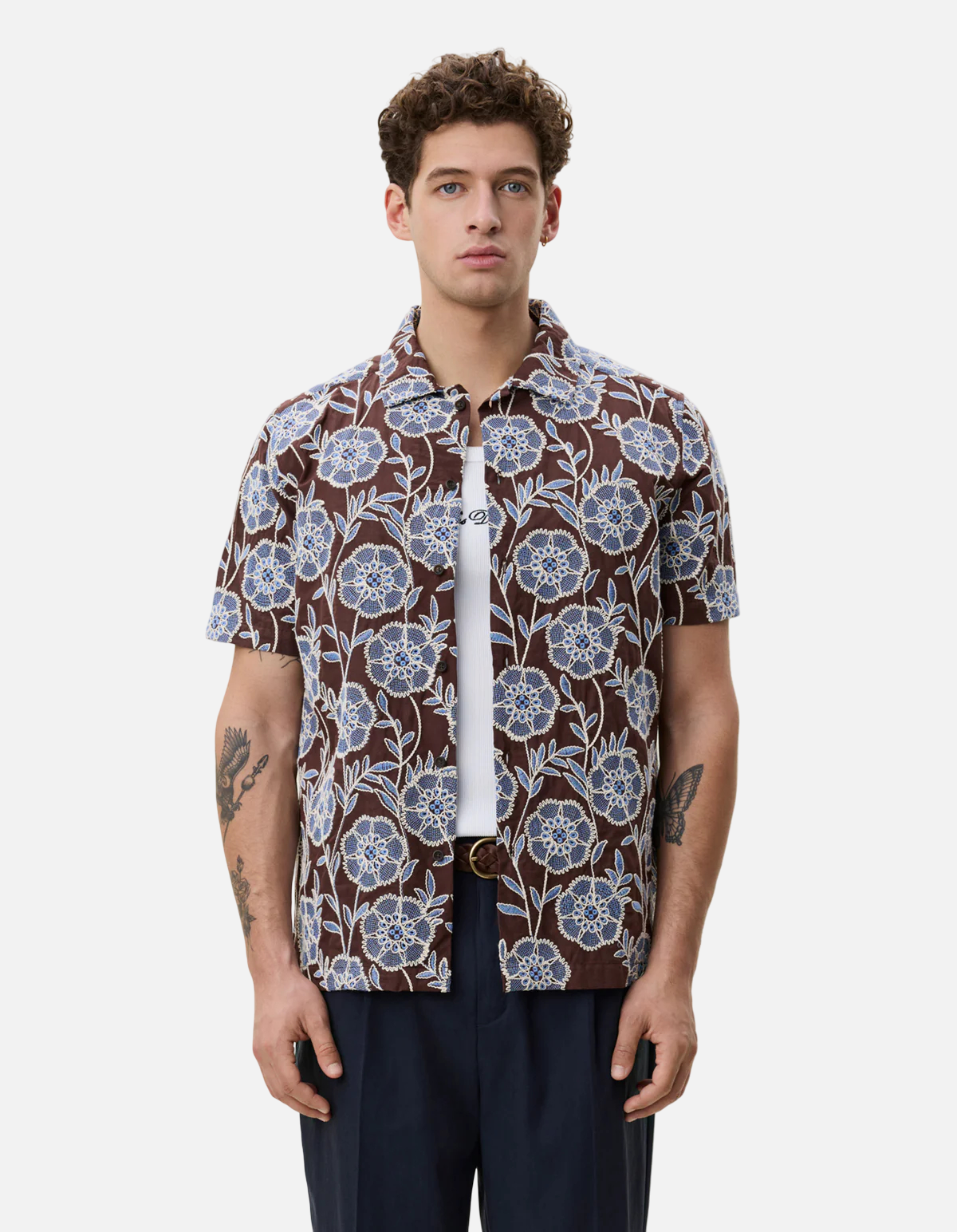 Camisa Flower AOE SS de Les Deux