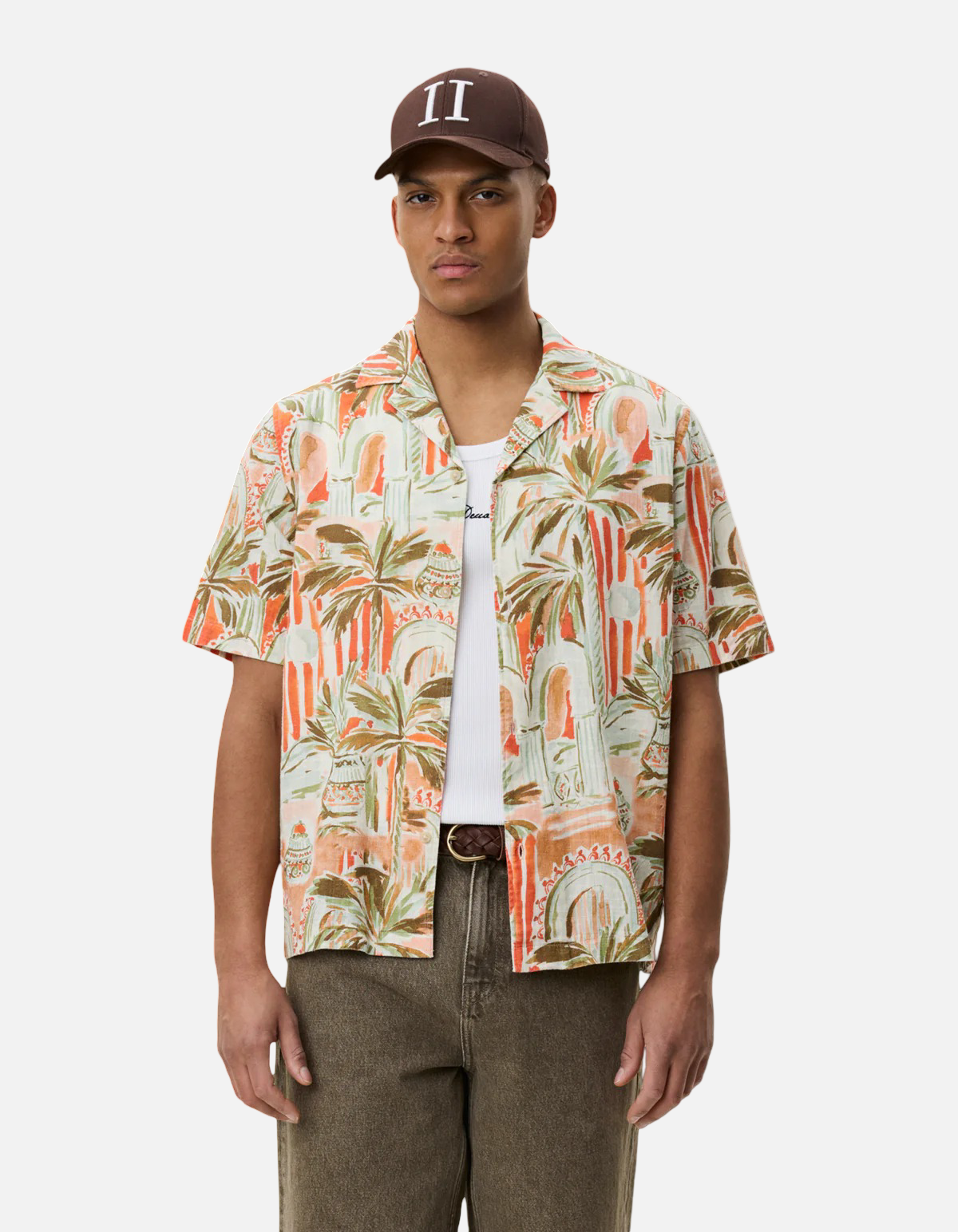 Camisa Palm OPS SS De Les Deux