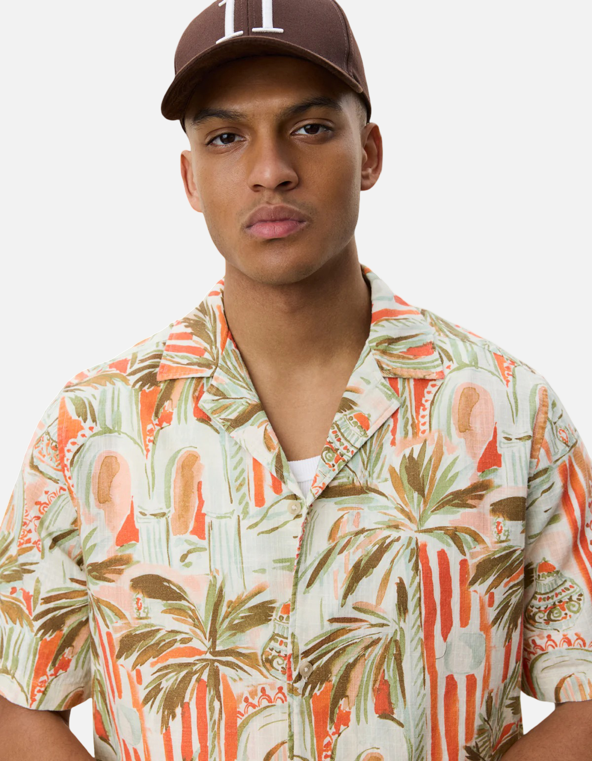 Camisa Palm OPS SS De Les Deux