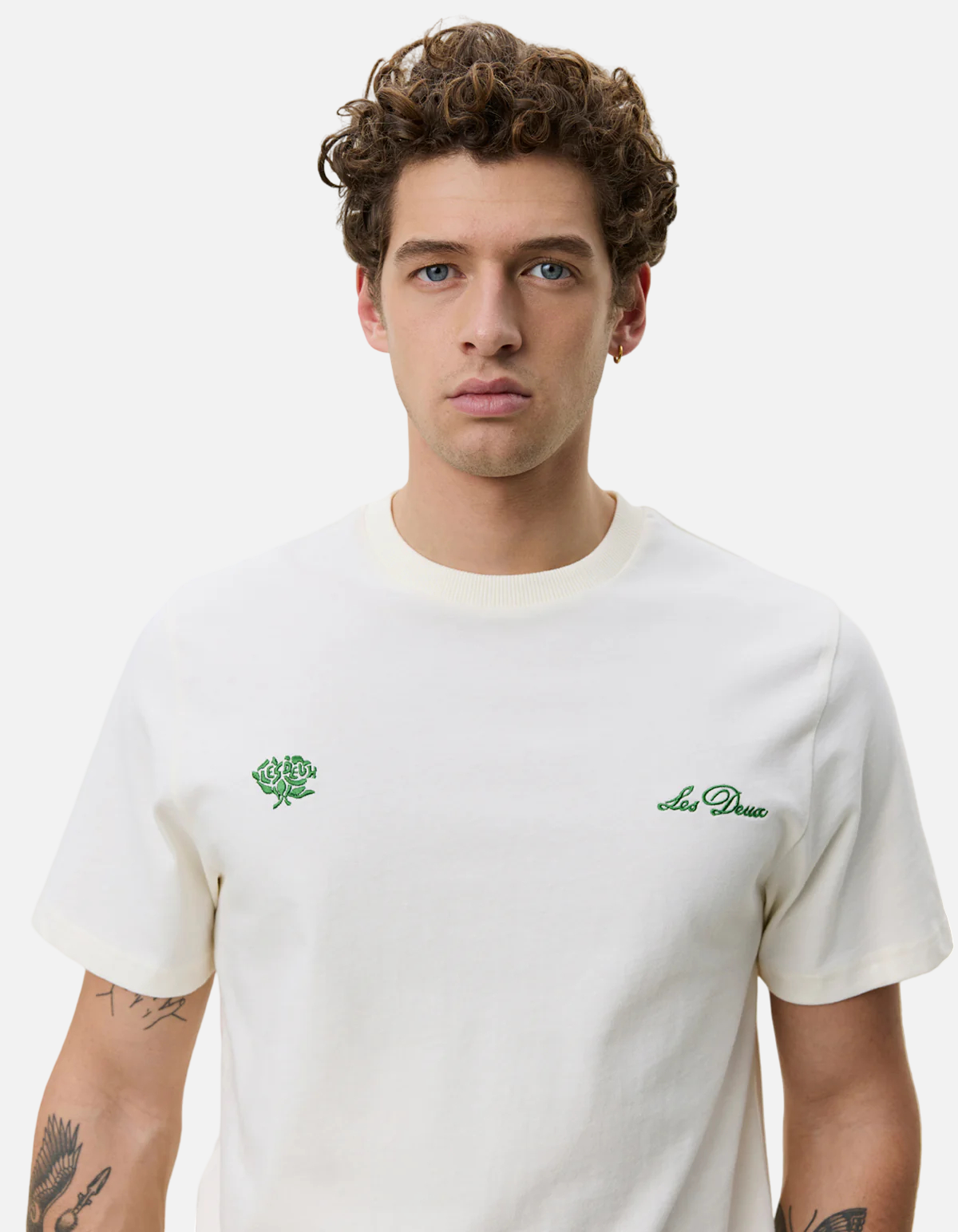 Camiseta Deux Blanca de Les Deux