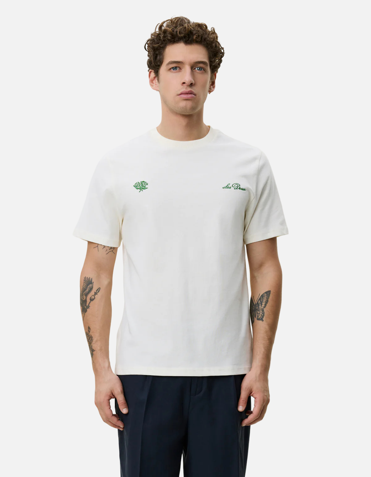Camiseta Deux Blanca de Les Deux
