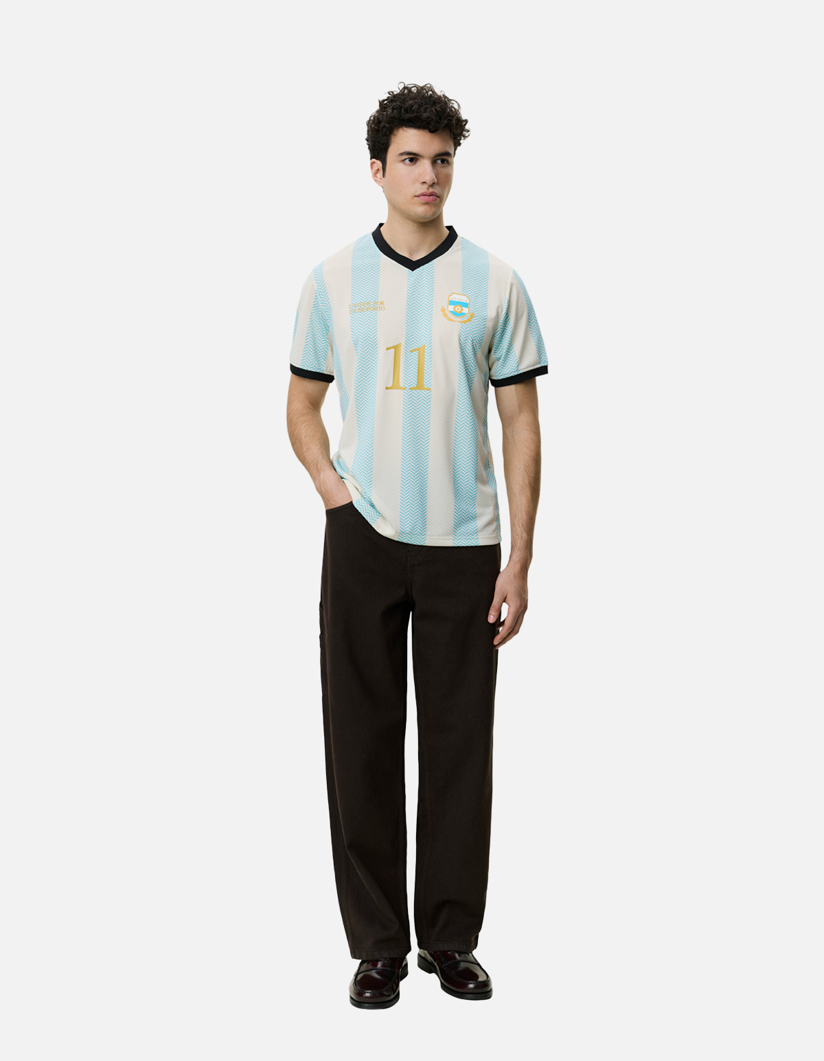 Camiseta Football Argentina De Les Deux