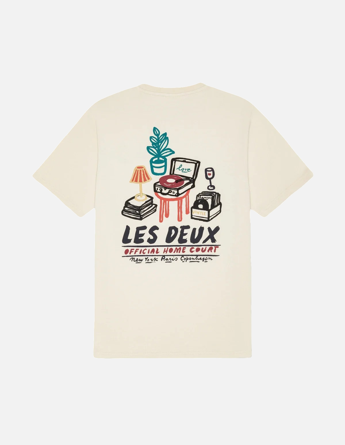 Camiseta Record en beige de Les Deux