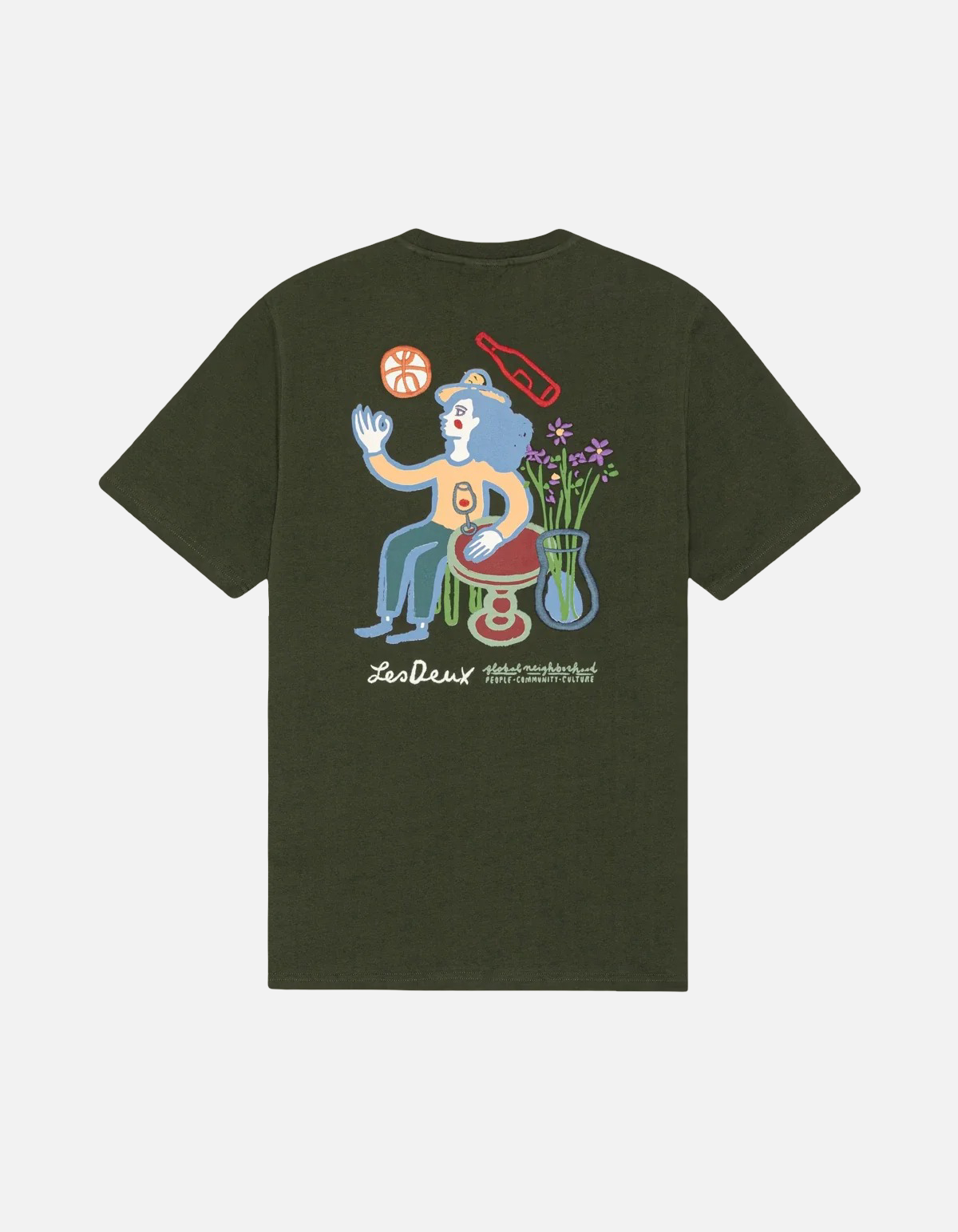 Camiseta Rural en verde de Les Deux