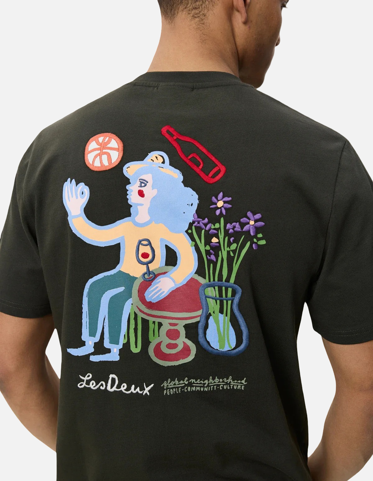 Camiseta Rural en verde de Les Deux