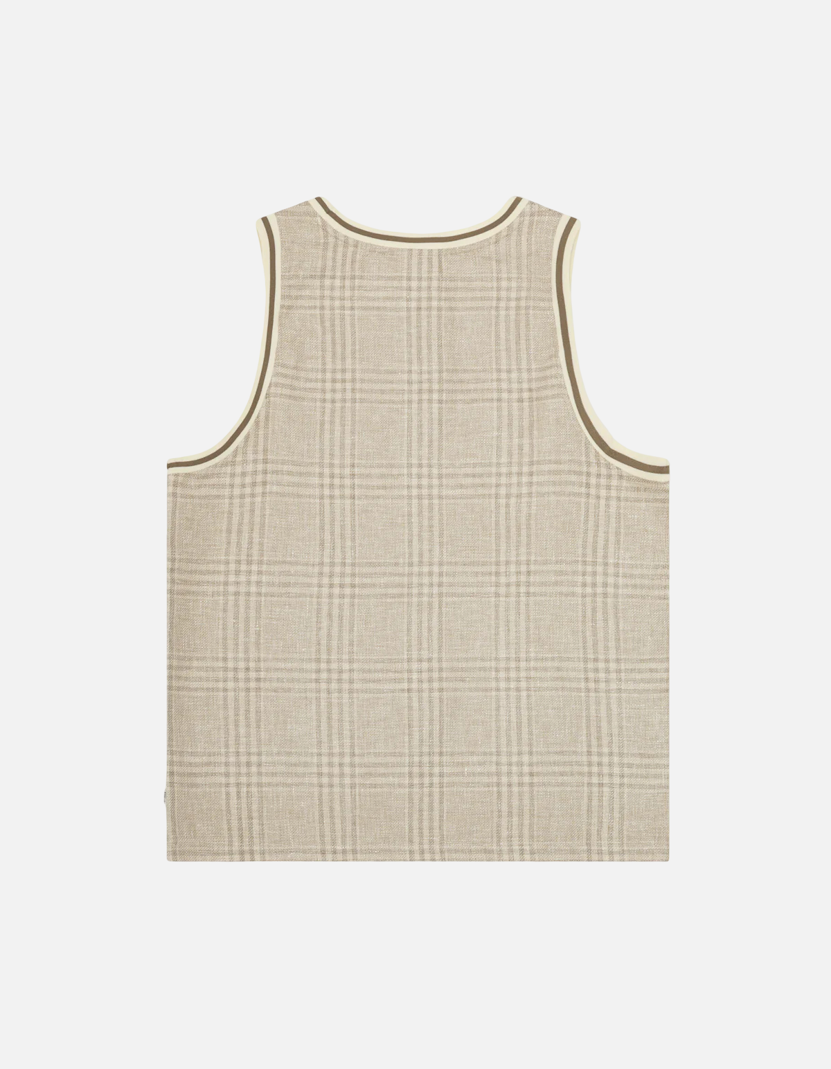 Camiseta Sin Mangas De Cuadros Tejidos de Les Deux