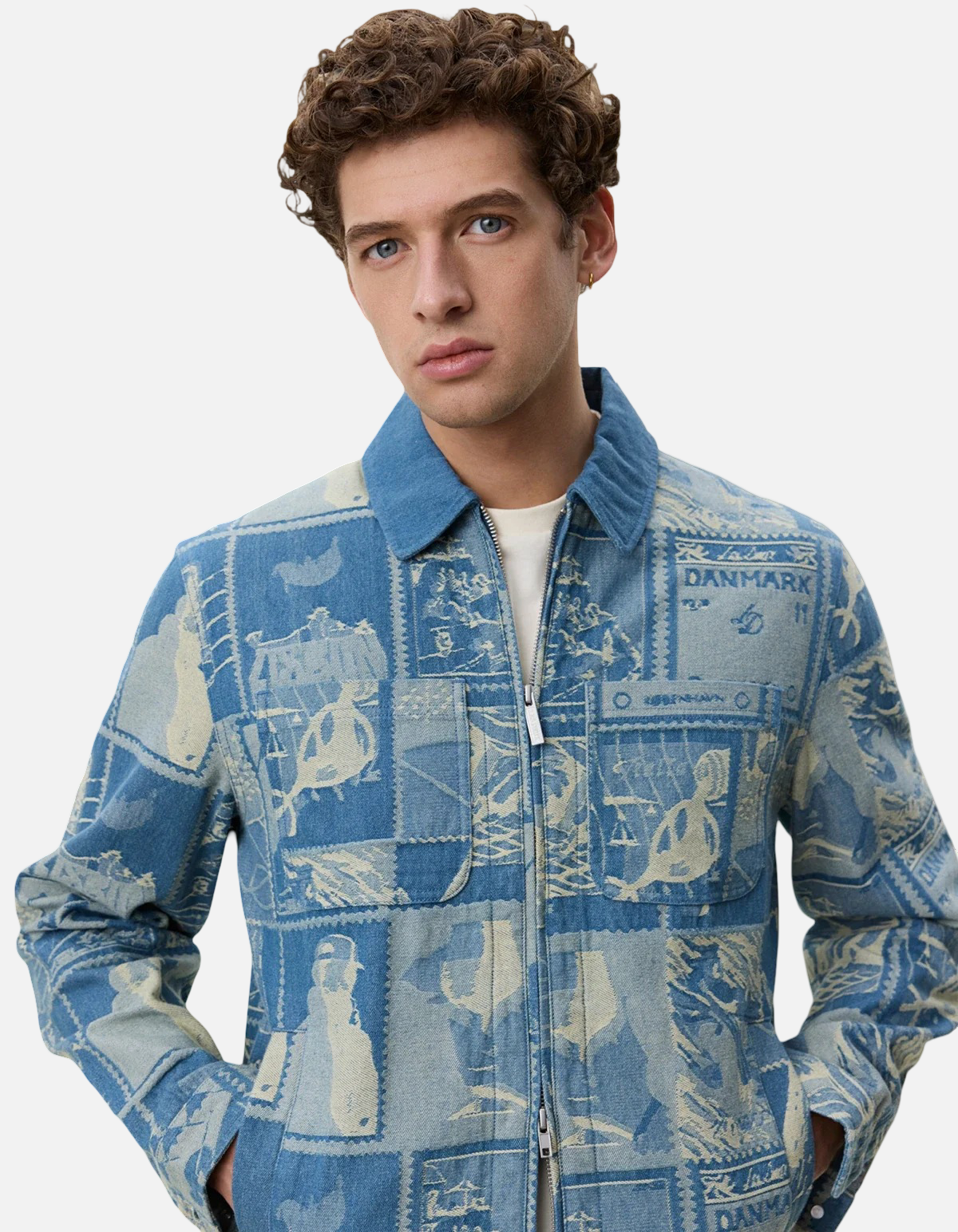 Chaqueta Jacquard estampada de Les Deux