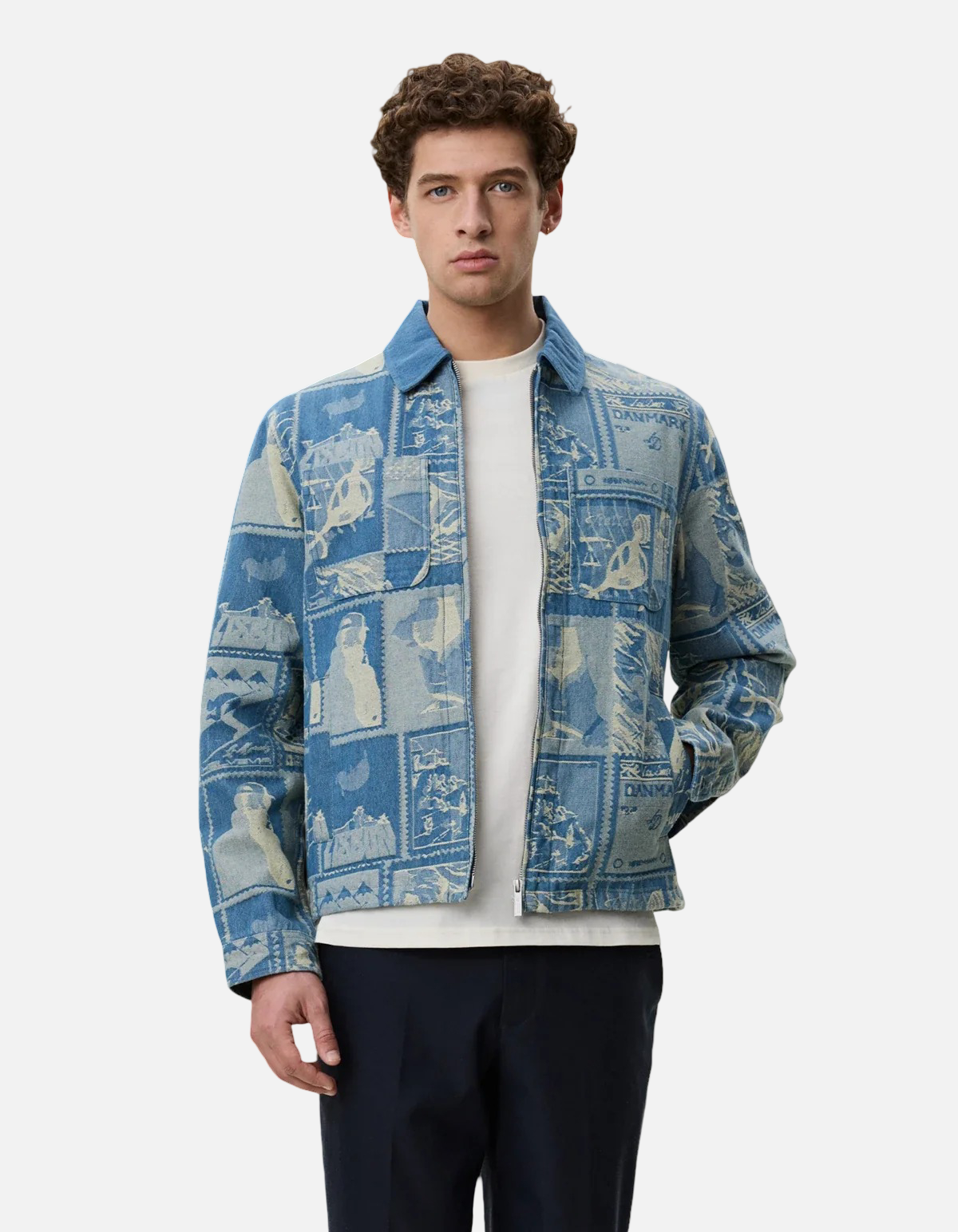 Chaqueta Jacquard estampada de Les Deux