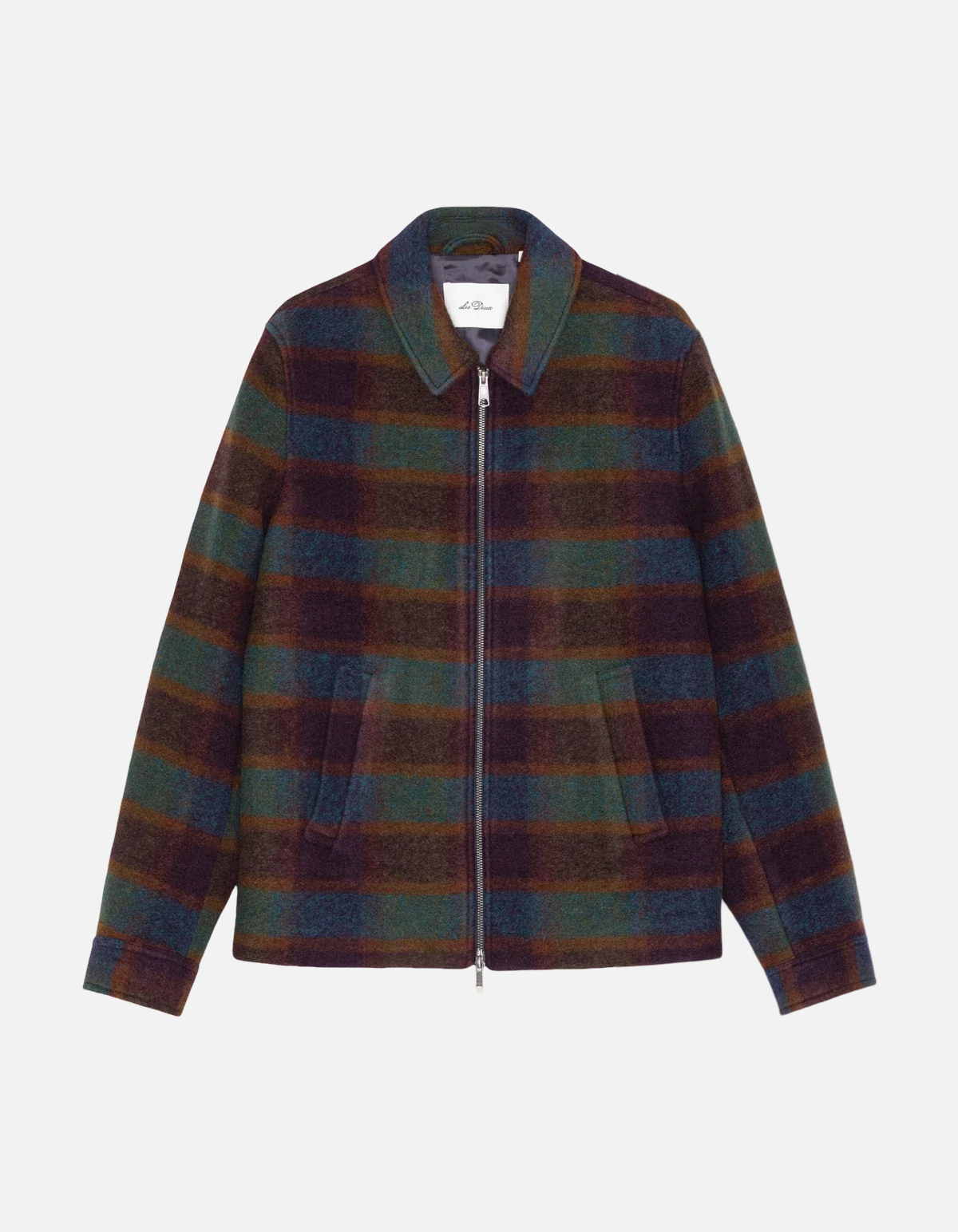 Chaqueta de lana a cuadros de Les Deux