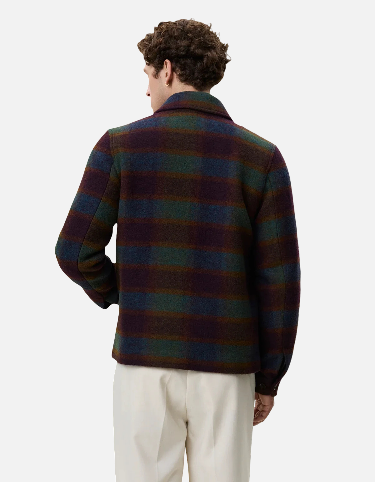 Chaqueta de lana a cuadros de Les Deux