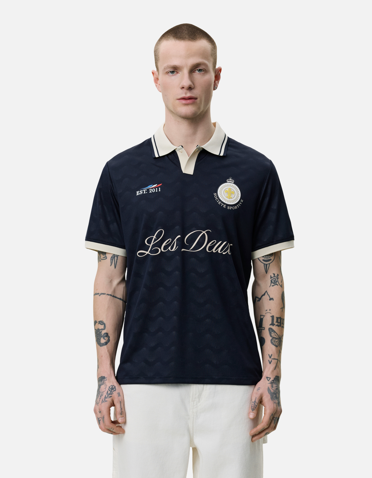 Camiseta Football France De Les Deux