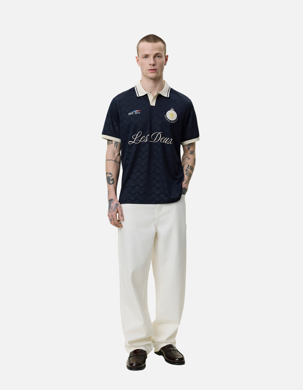 Camiseta Football France De Les Deux