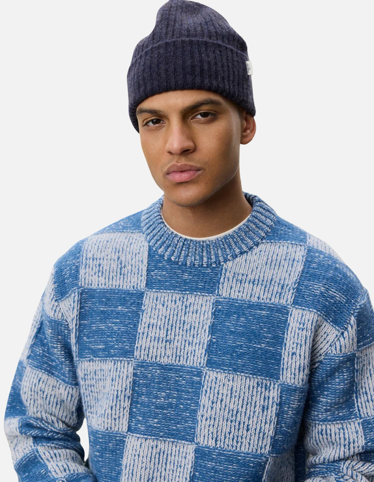 Jersey azul a cuadros de Les Deux