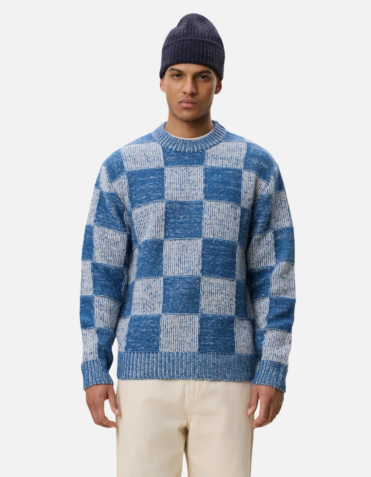 Jersey azul a cuadros de Les Deux
