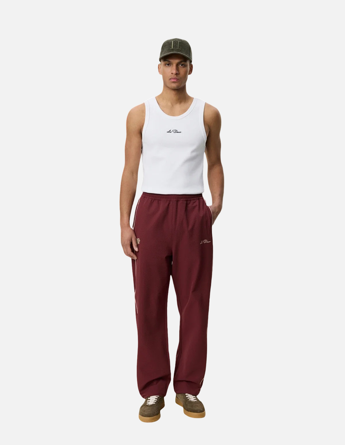Pantalones deportivos de seersucker de Les Deux