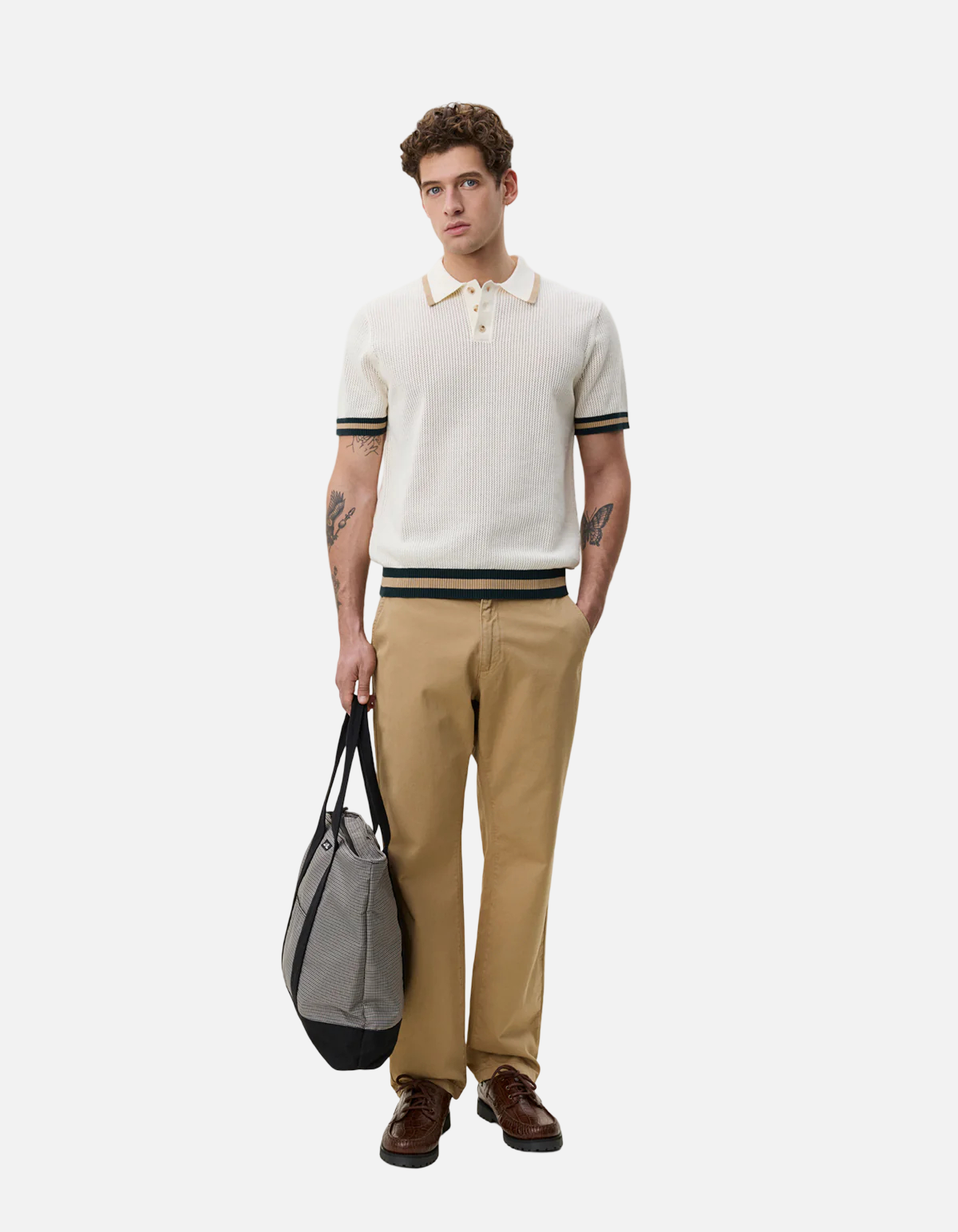 Polo de punto de encaje de Les Deux