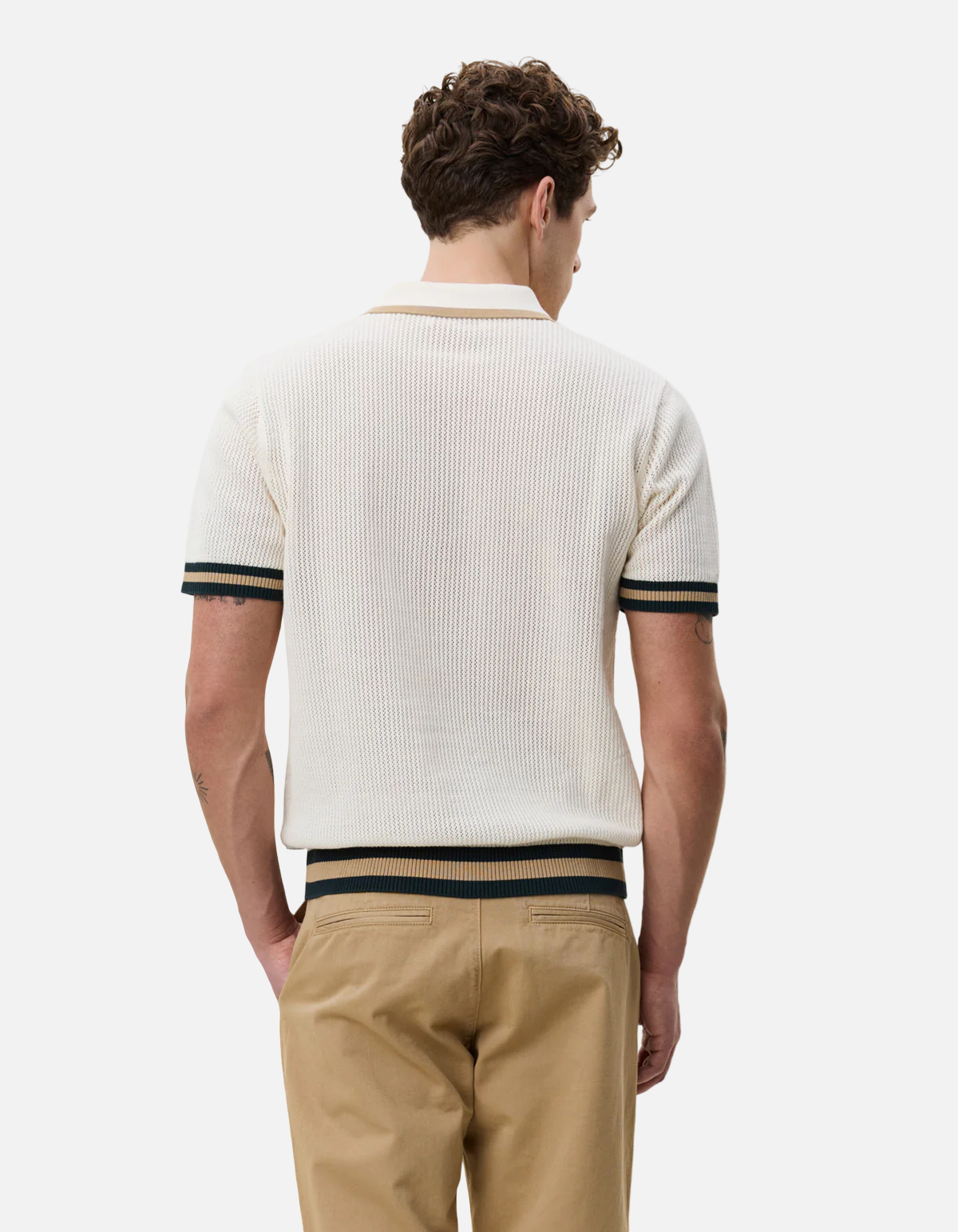 Polo de punto de encaje de Les Deux