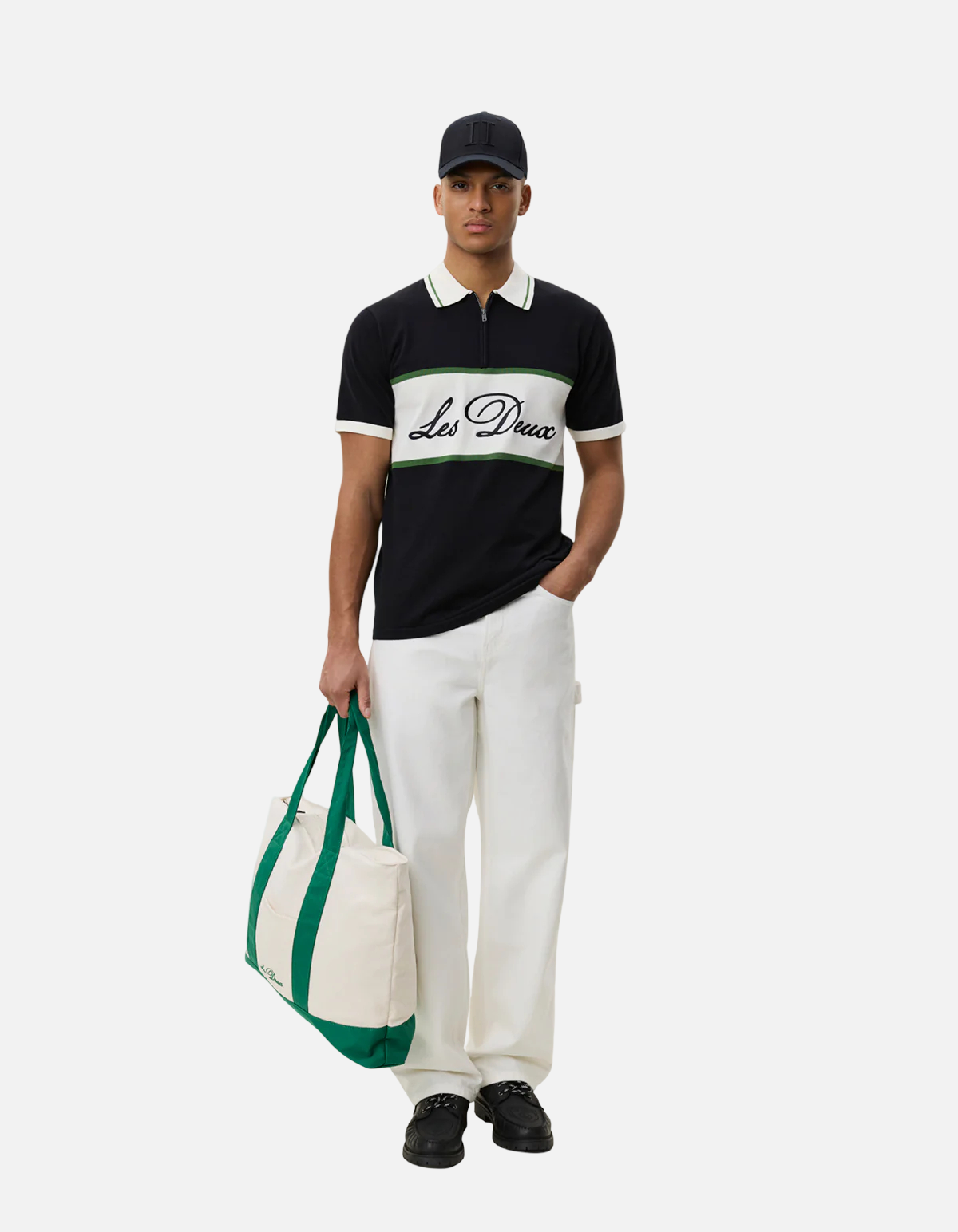 Polo De Punto Con Cremallera de Les Deux