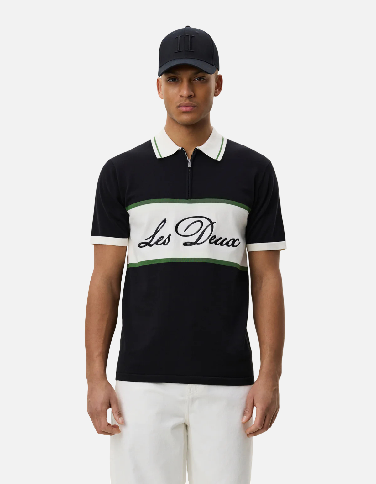 Polo De Punto Con Cremallera de Les Deux