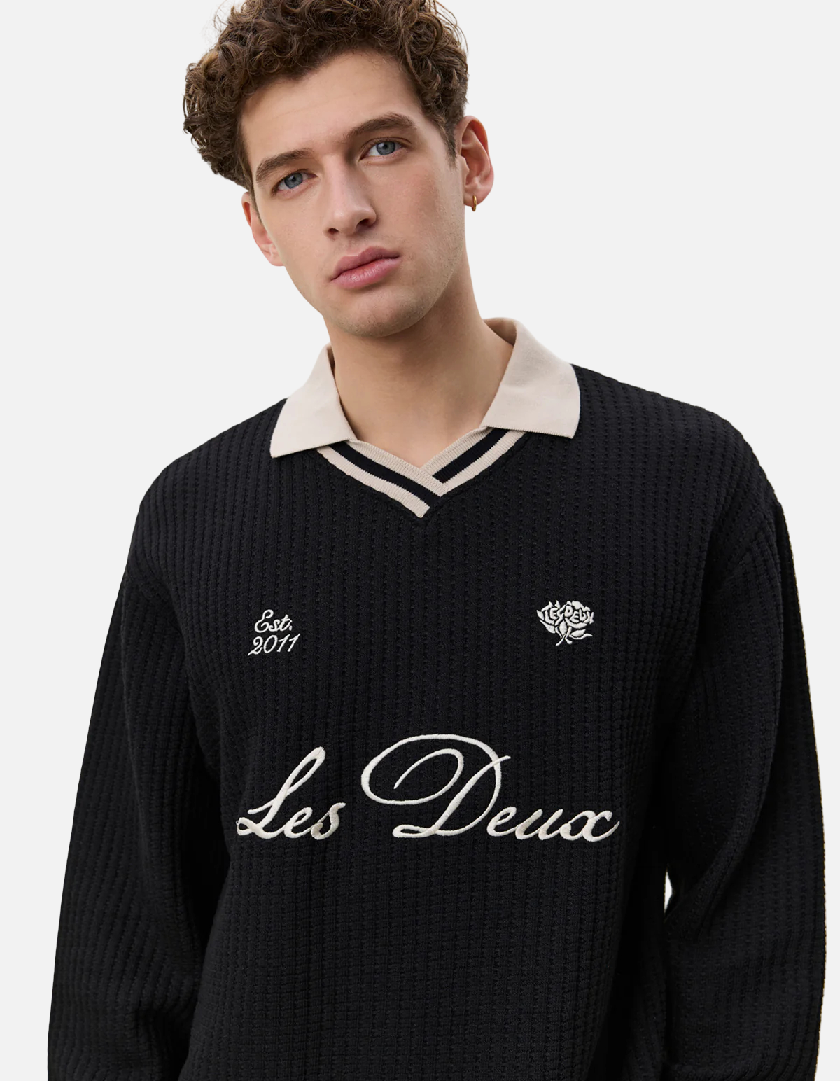 Polo De Fútbol Waffle LS de Les Deux