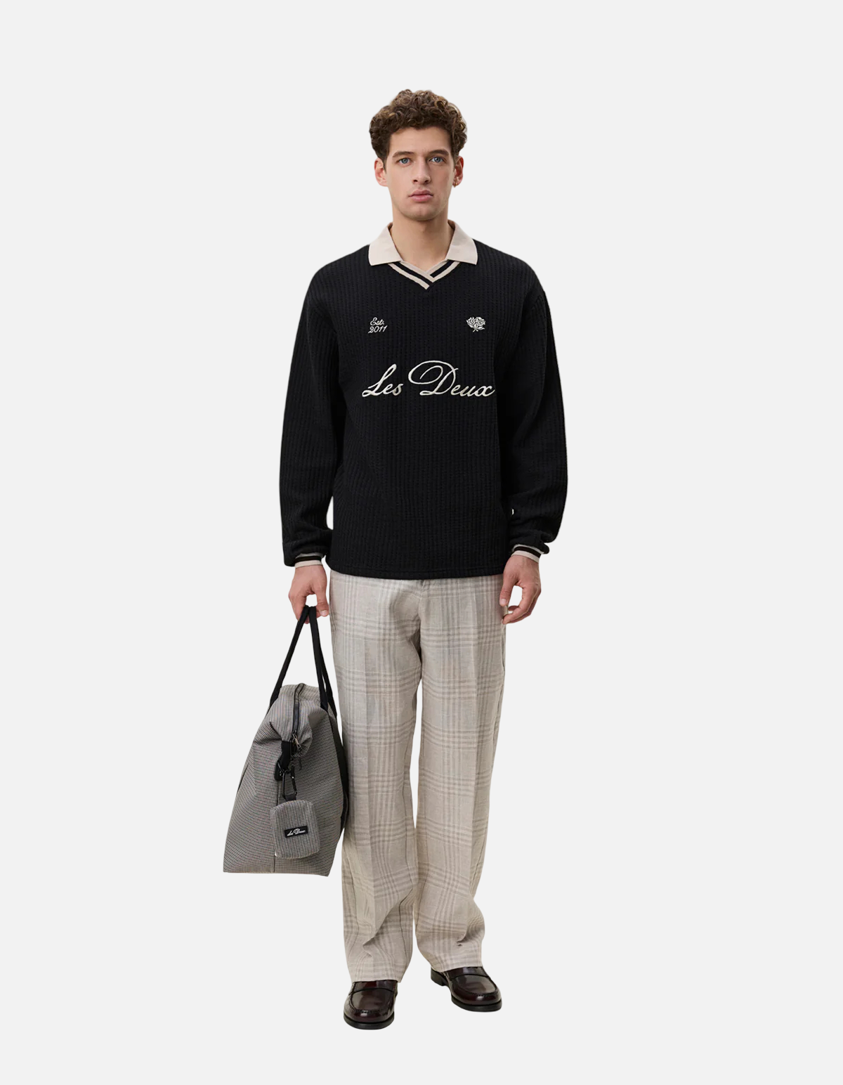 Polo De Fútbol Waffle LS de Les Deux