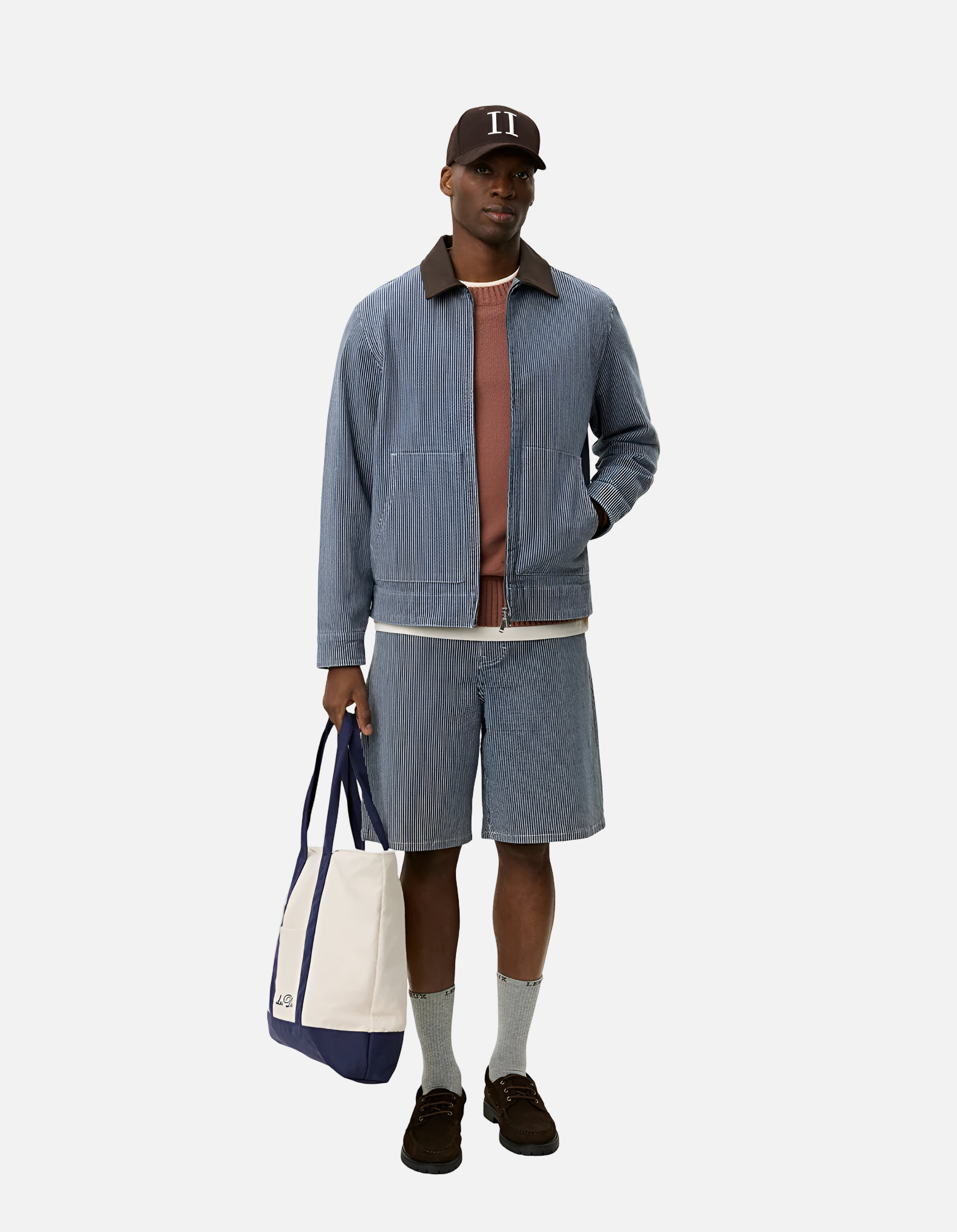 Chaqueta de rayas Robert de Les Deux