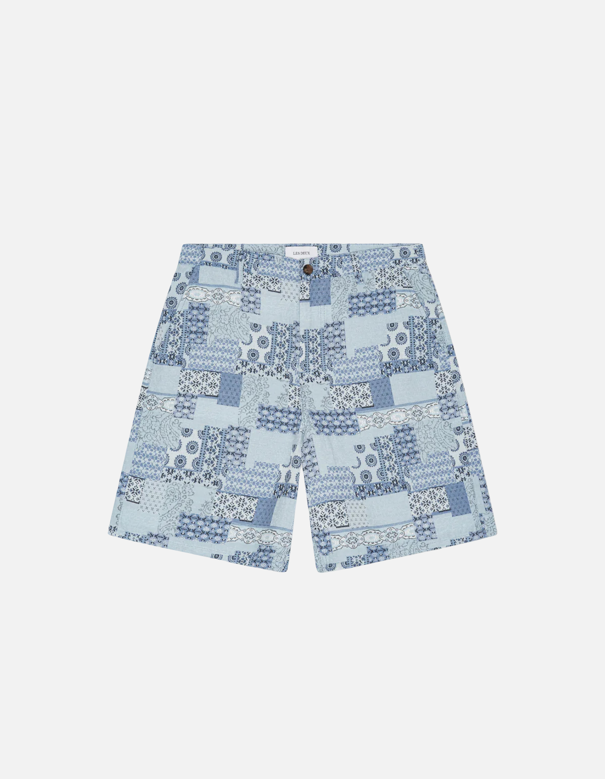 Pantalón Patchwork Jacquard Azul Cielo de Les Deux