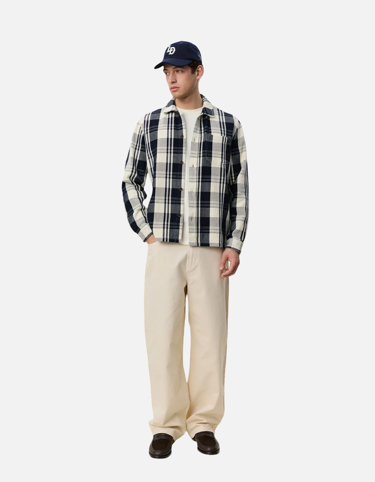 Sobrecamisa estructurada a cuadros de Les Deux