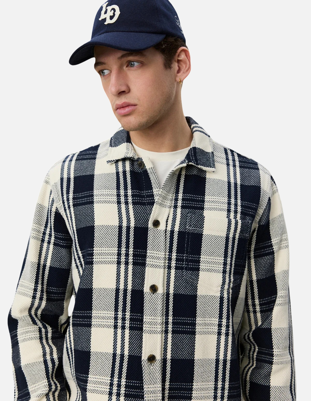 Sobrecamisa estructurada a cuadros de Les Deux
