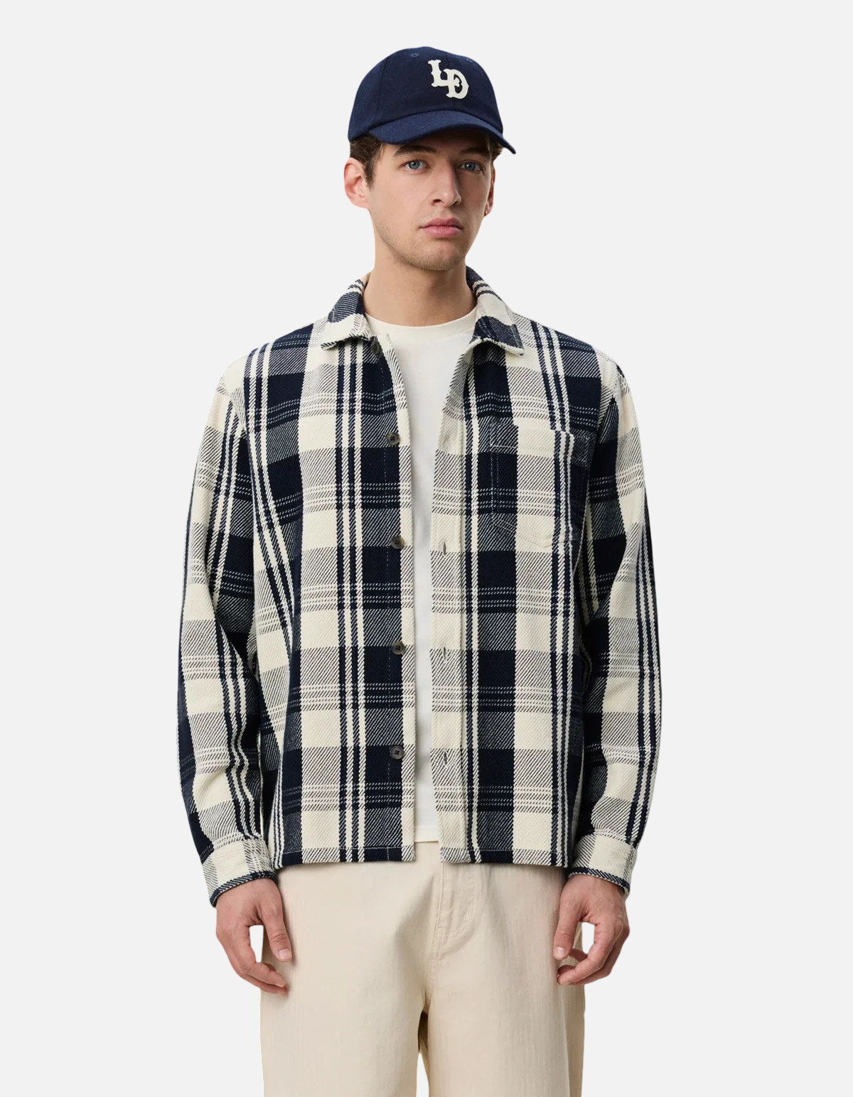 Sobrecamisa estructurada a cuadros de Les Deux