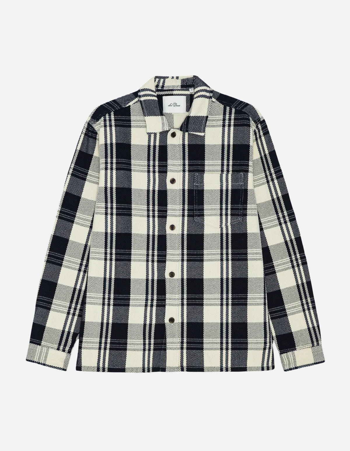 Sobrecamisa estructurada a cuadros de Les Deux