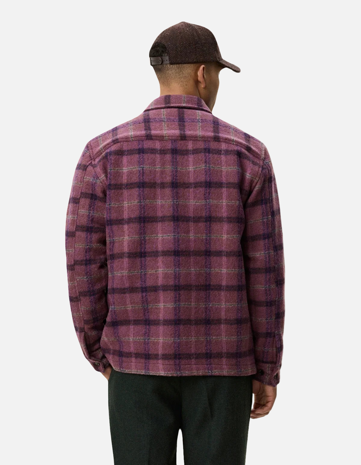 Sobrecamisa de lana a cuadros de Les Deux